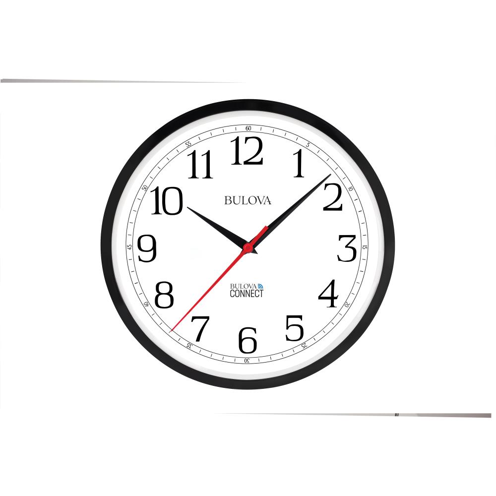 Bulova C5000 Precision Analog Round Wall Contemporary