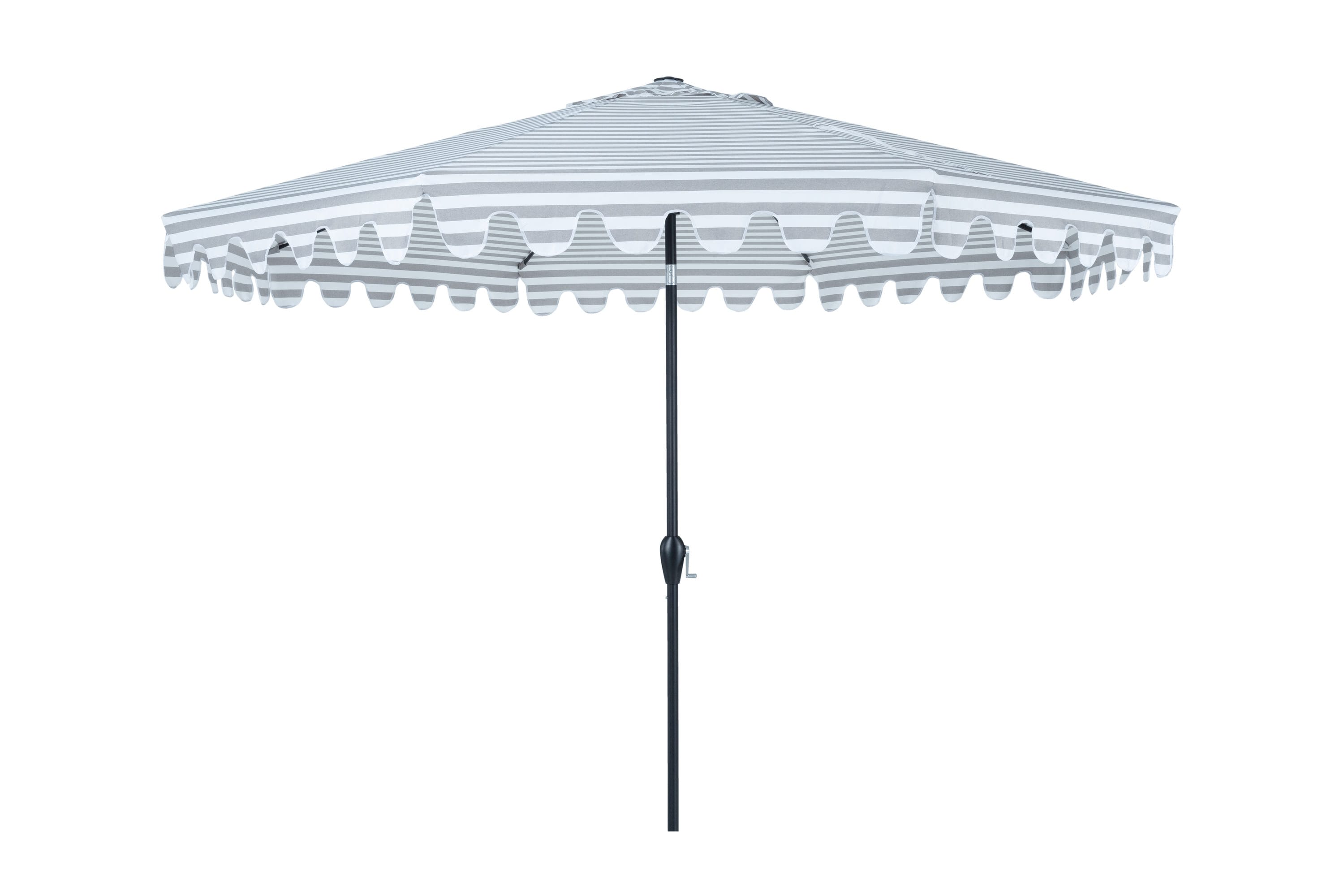 PolyTeak UMBL-11FT-GYW 11.0-Feet Aluminum Market Patio Umbrella