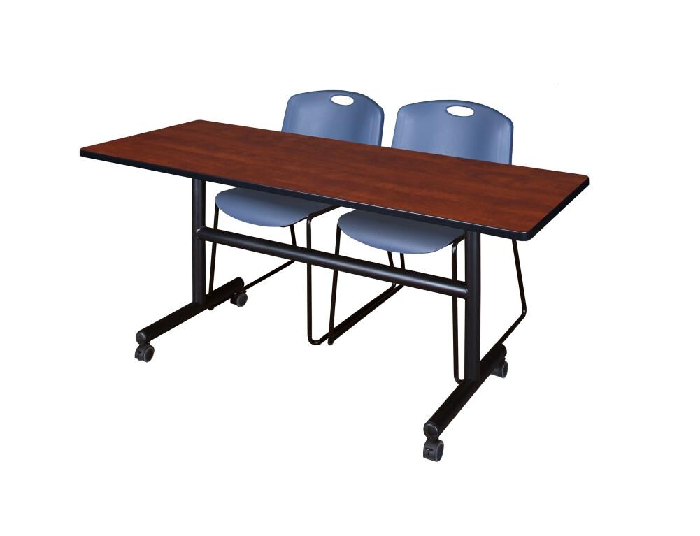 Regency MKFT6030CH44BE Training Red 4-Person Training Table (60-in W x 29-in H)