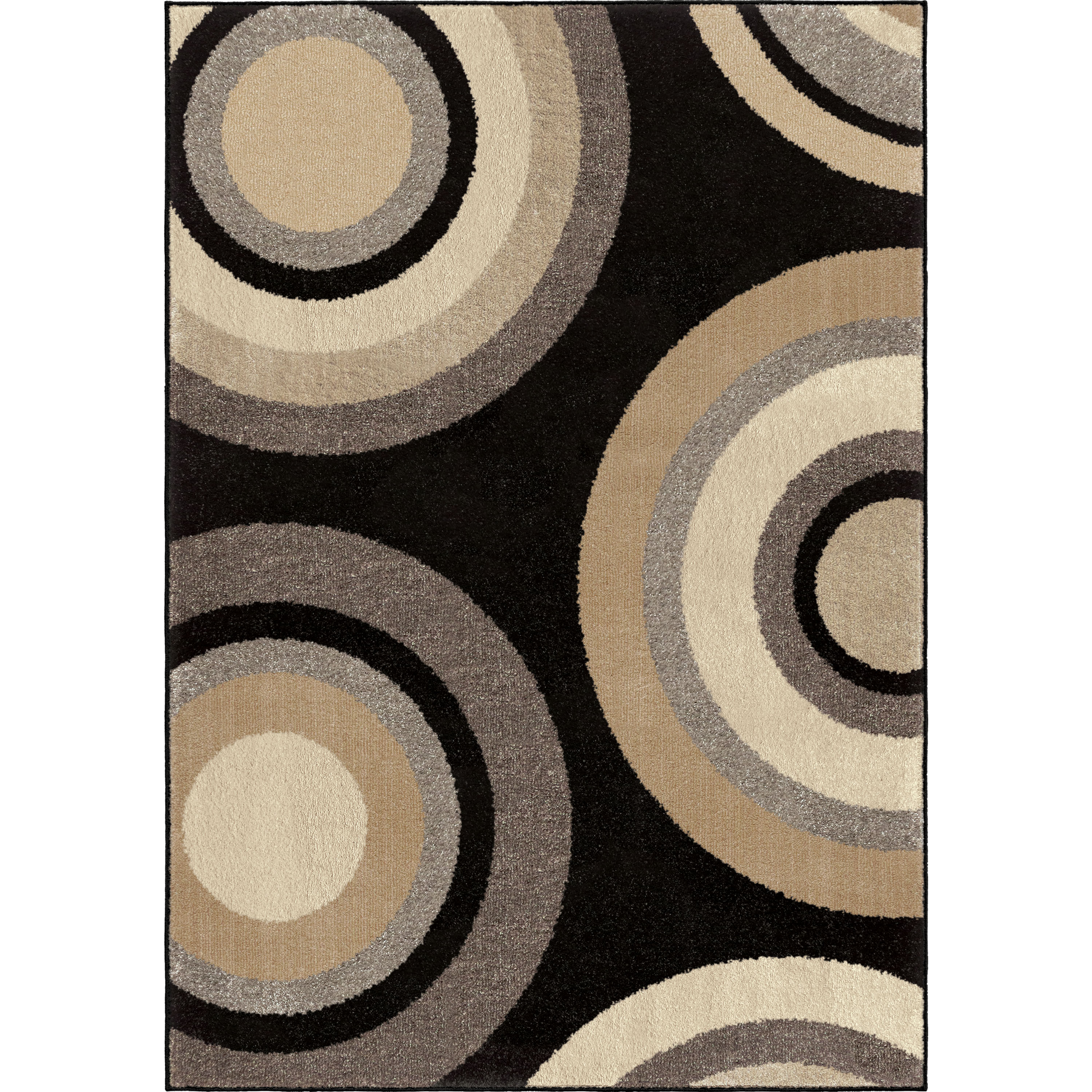 Orian Rugs Curled Rochelle 5 X 8 Indoor Geometric Coastal Area Rug At ...