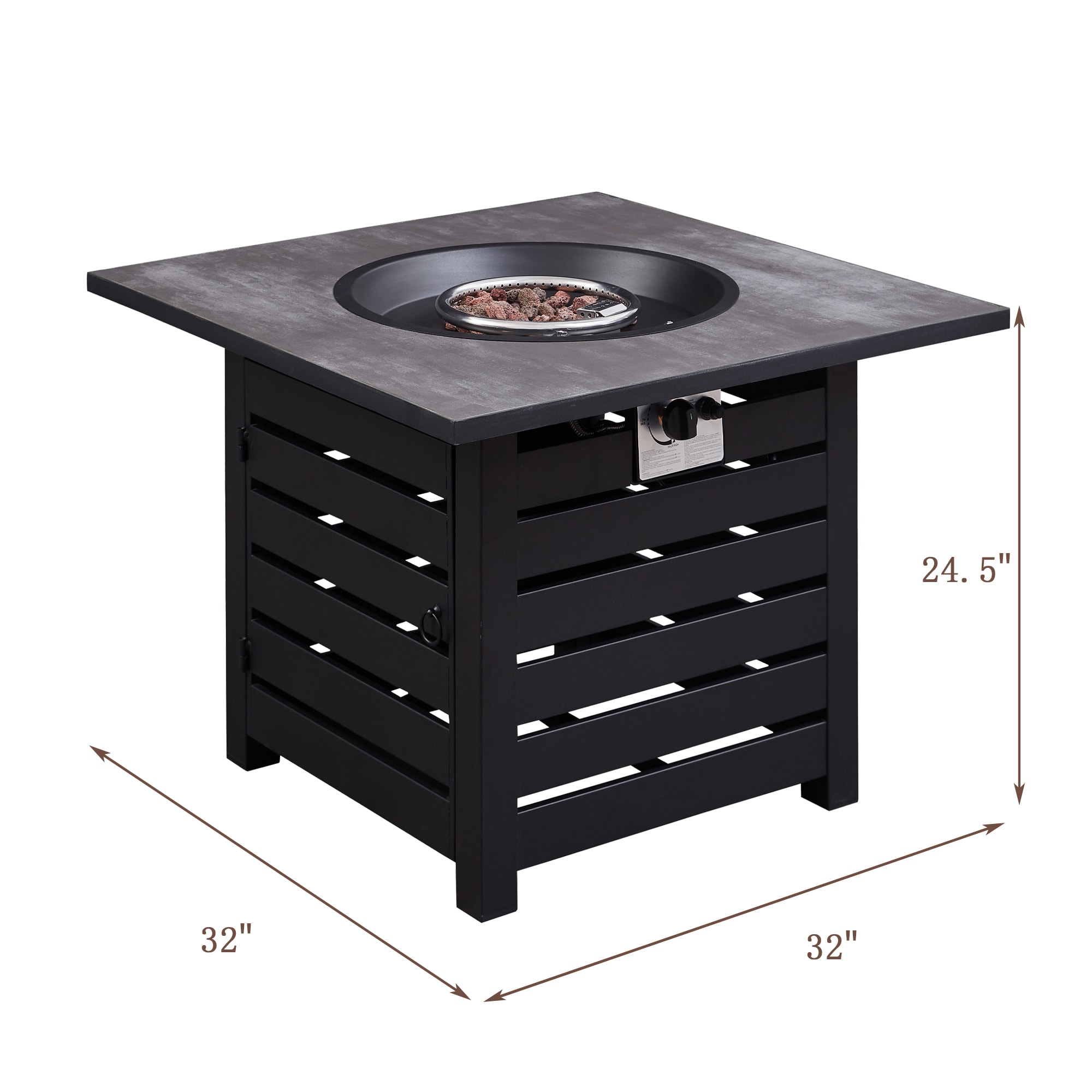 Clihome CL-SH57087 Outdoor-Gas-Firepits - View #2