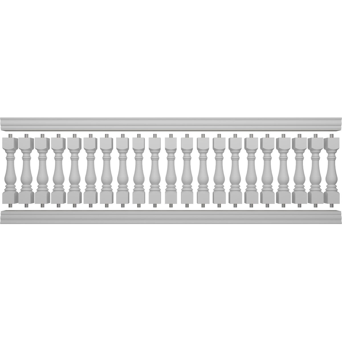 Ekena Millwork BALK42X144BRA railings - View #5