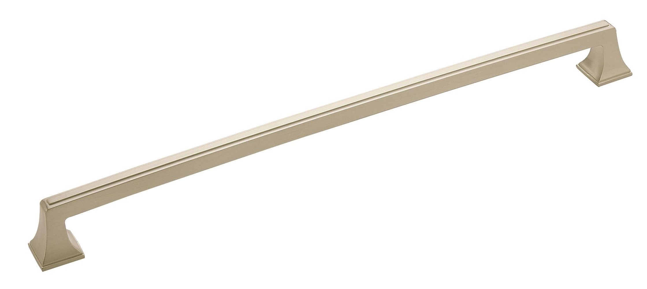 Amerock BP53533G10 Mulholland 18-in , 457mm Center to Center Satin Nickel Arch Handle For Use on Appliances Drawer Pulls
