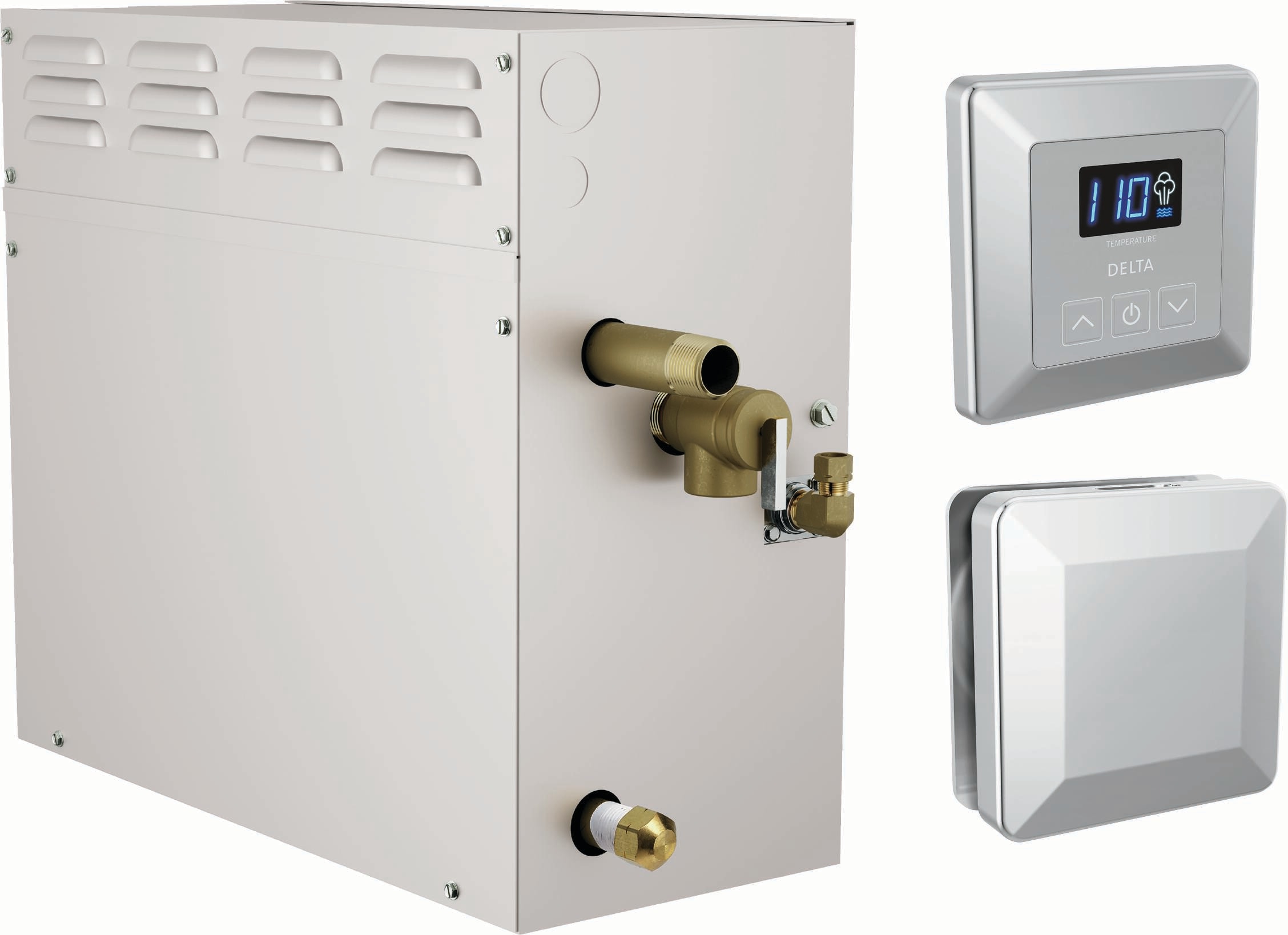 Delta 5P-EST15-PR 15000-Watts Lumicoat Chrome Steam generator