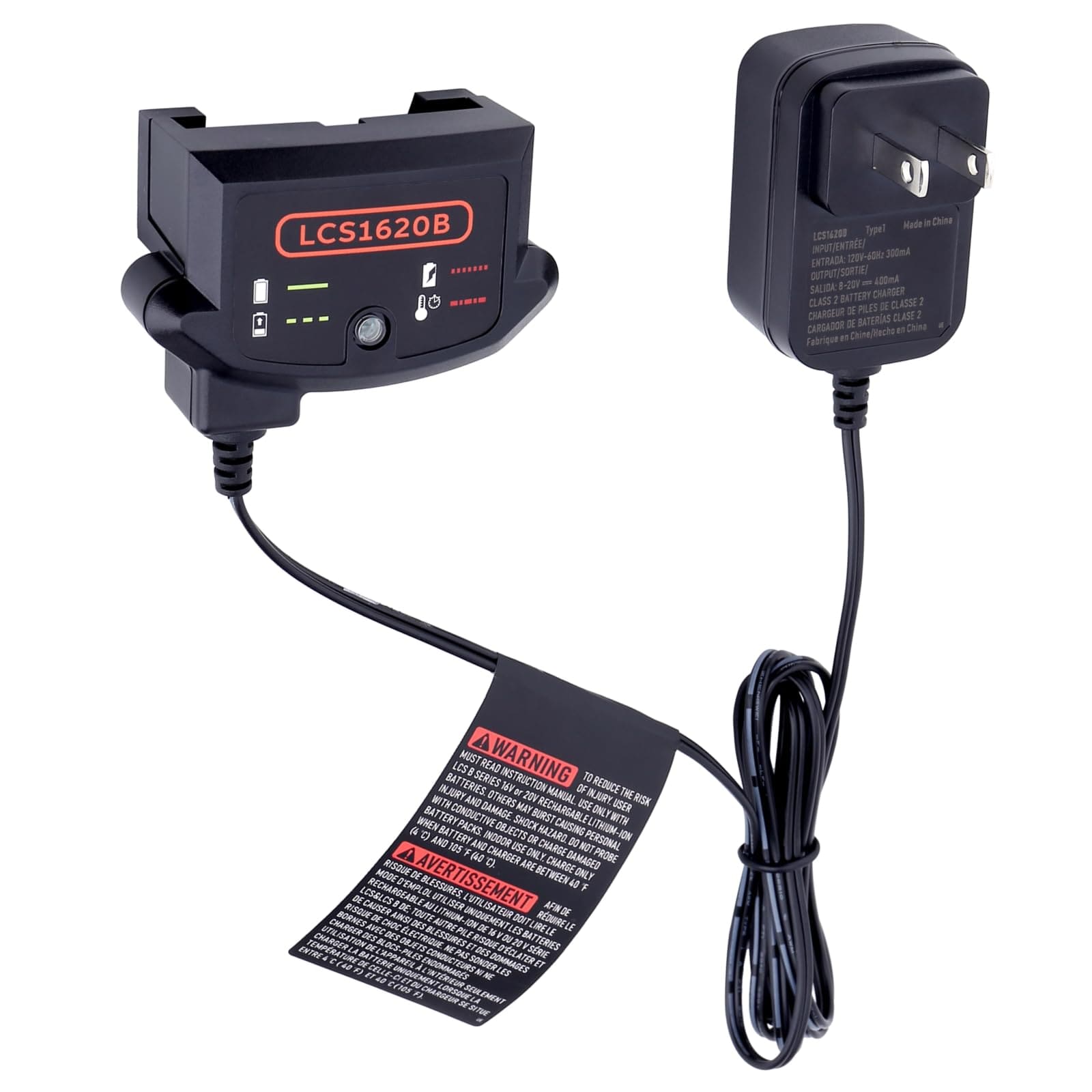 Linder Group Inc Power tool charger 20V 12V compatible with slide in style packs LED indicator light fast charging safe multi protection FCC CE certified