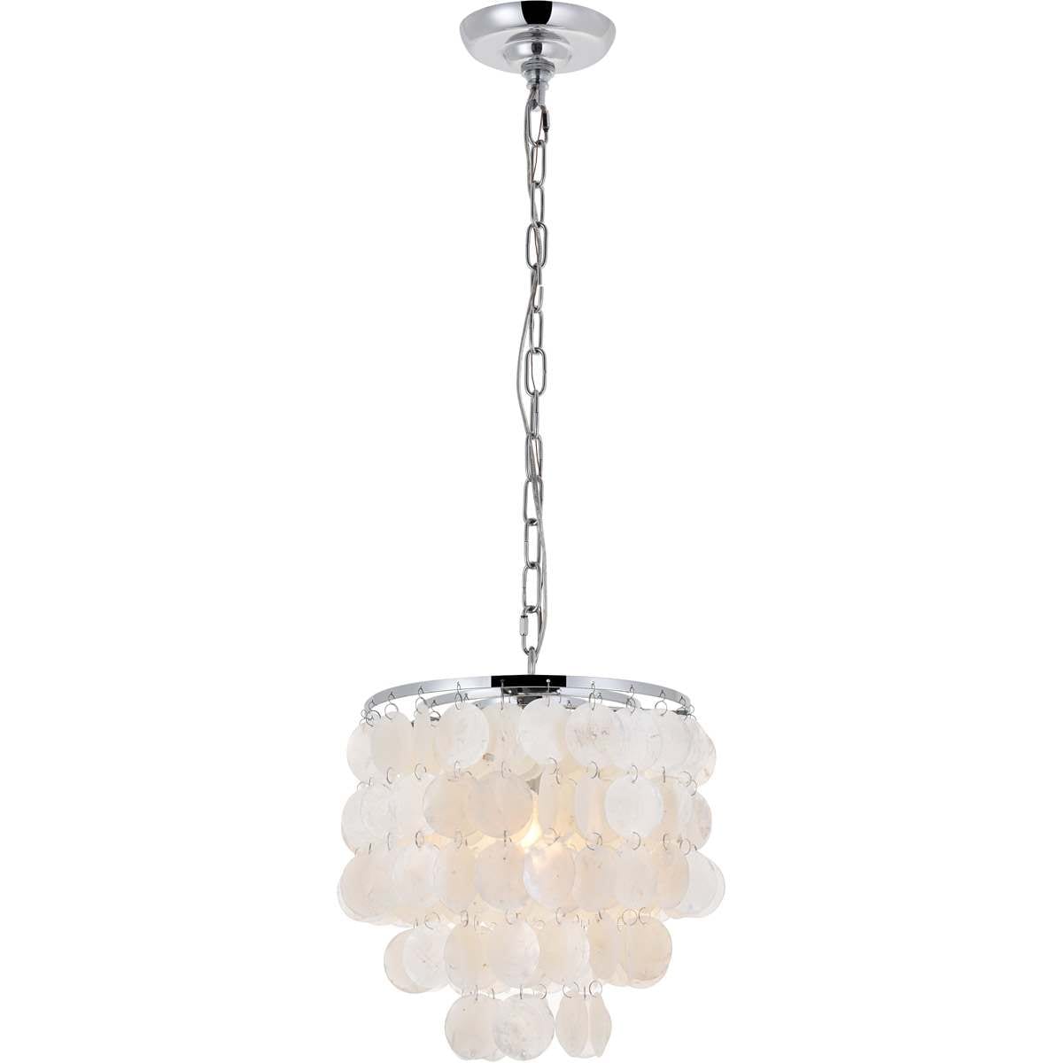 Elegant Lighting 1706640 Living District LD5050D10C Selene 1 Light 10 inch Chrome Pendant Ceiling Light
