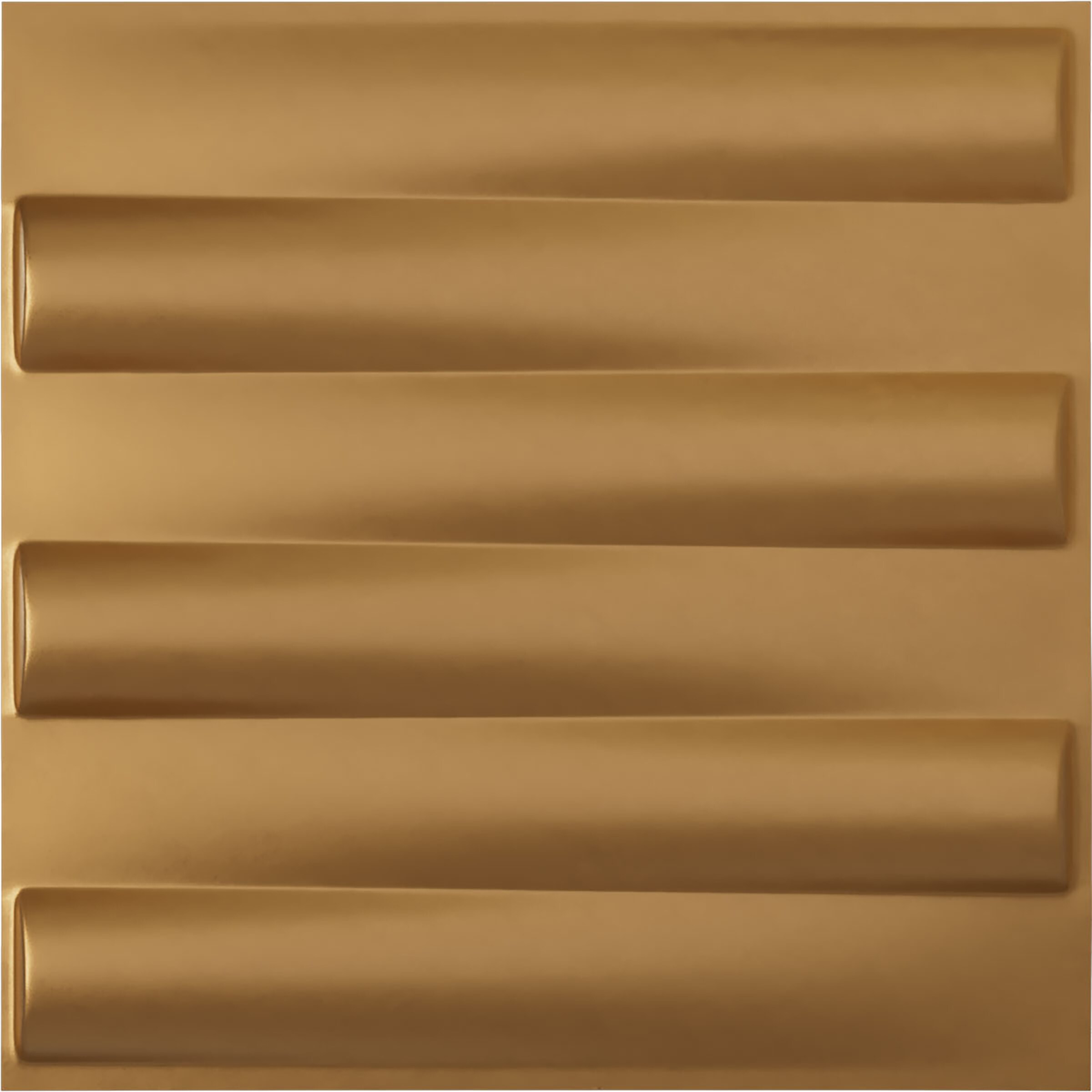 Ekena Millwork WP20X20NABGL 19-5/8-in x 19-5/8-in Embossed Paintable/Stainable Gold PVC Wall Panel (
