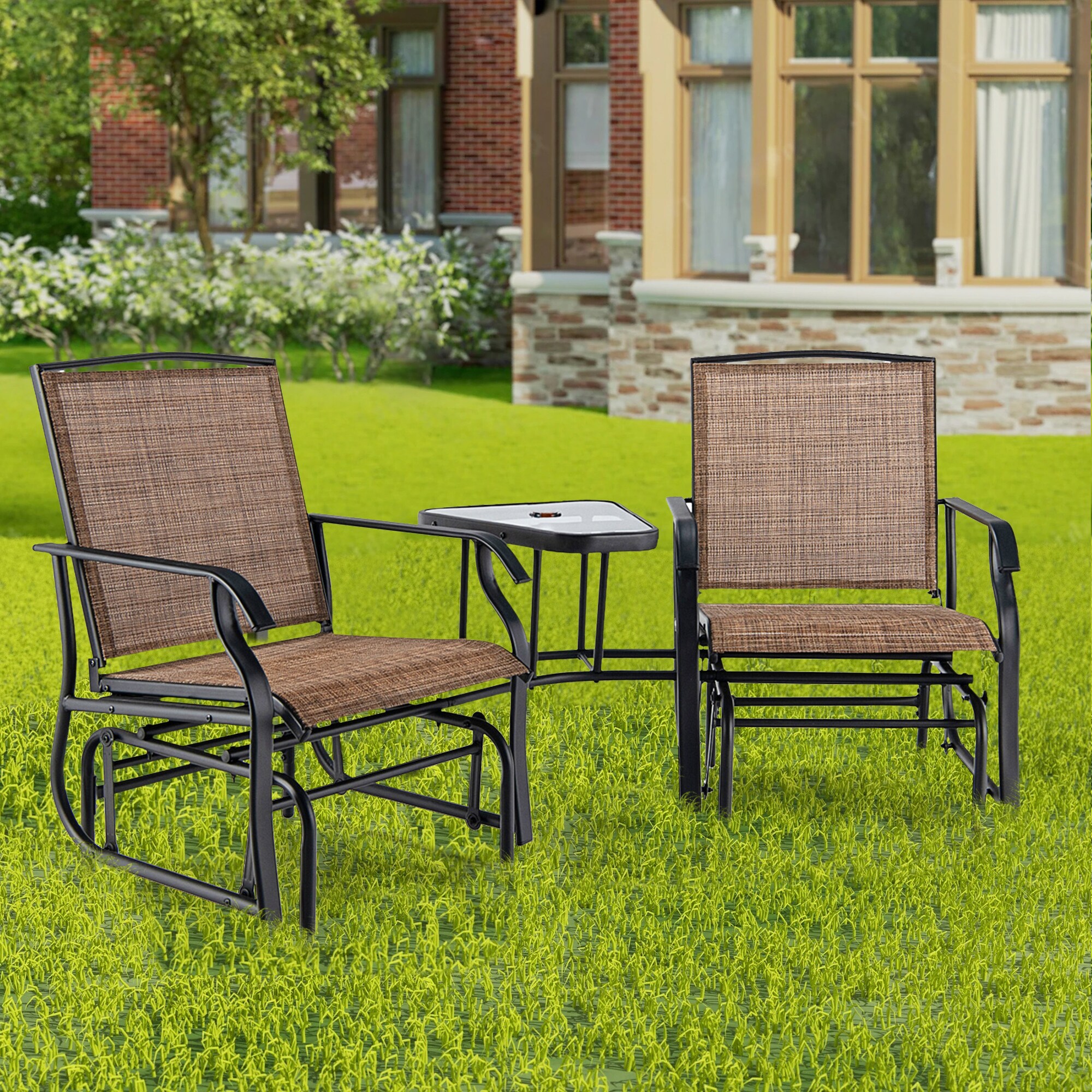WELLFOR TDJ10188BN Patio-Conversation-Sets - View #5