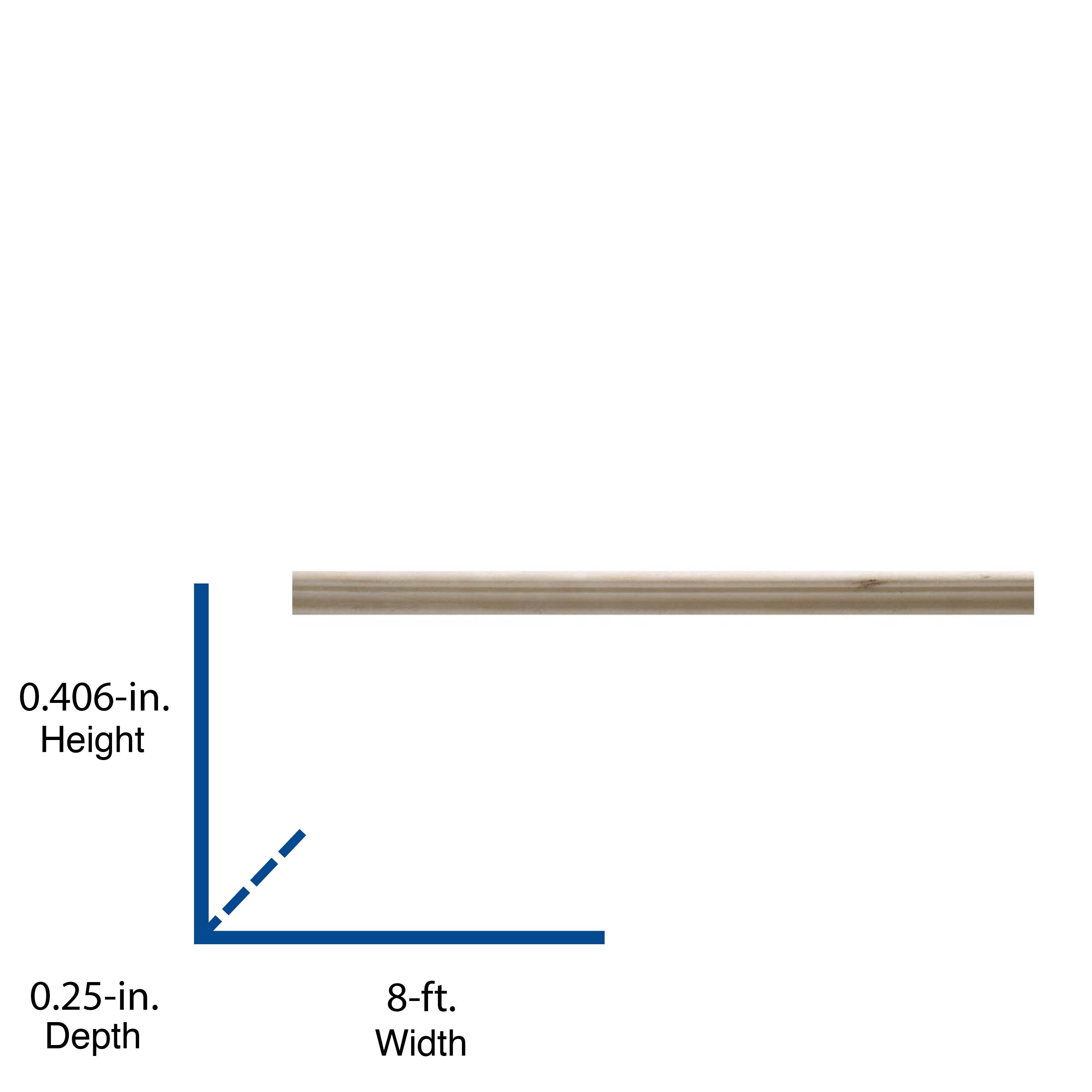 Aluminum Moulding – Corner A772 – Outside – 96″ – M-D Building