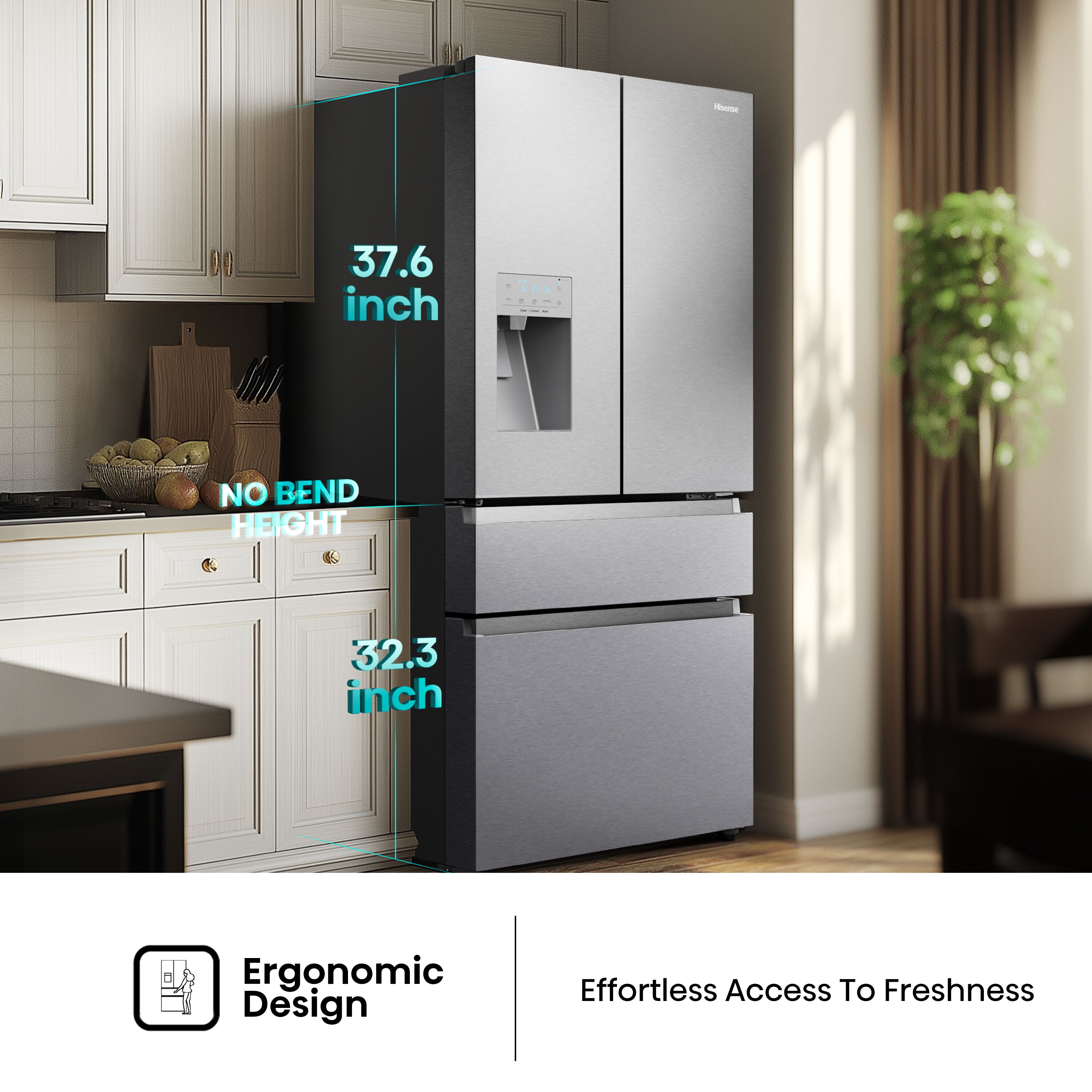 Hisense HRM260N6TSE French-Door-Refrigerators - View #19