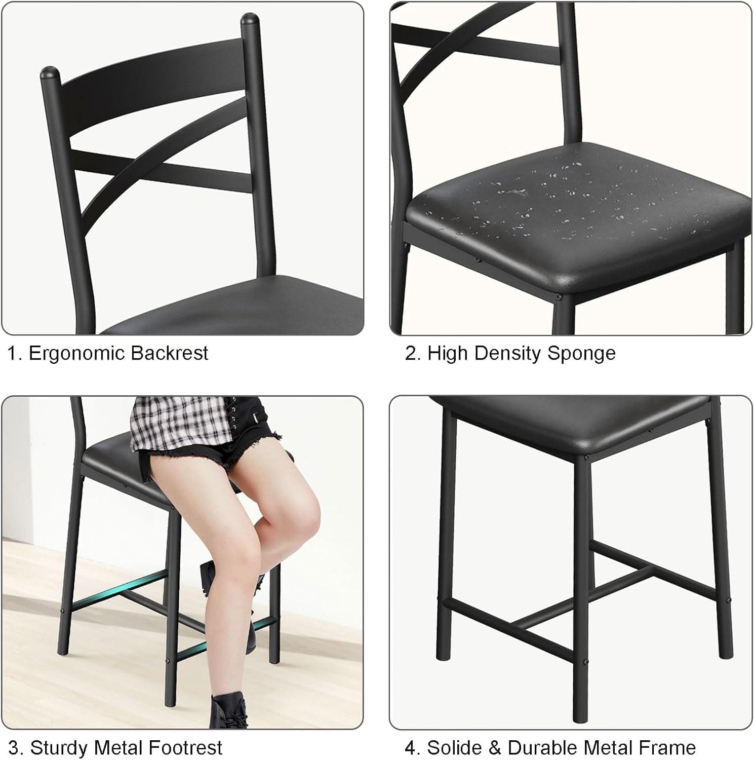 Qeetex LHF-YZ-PHO-10BKTG2H stools - View #7