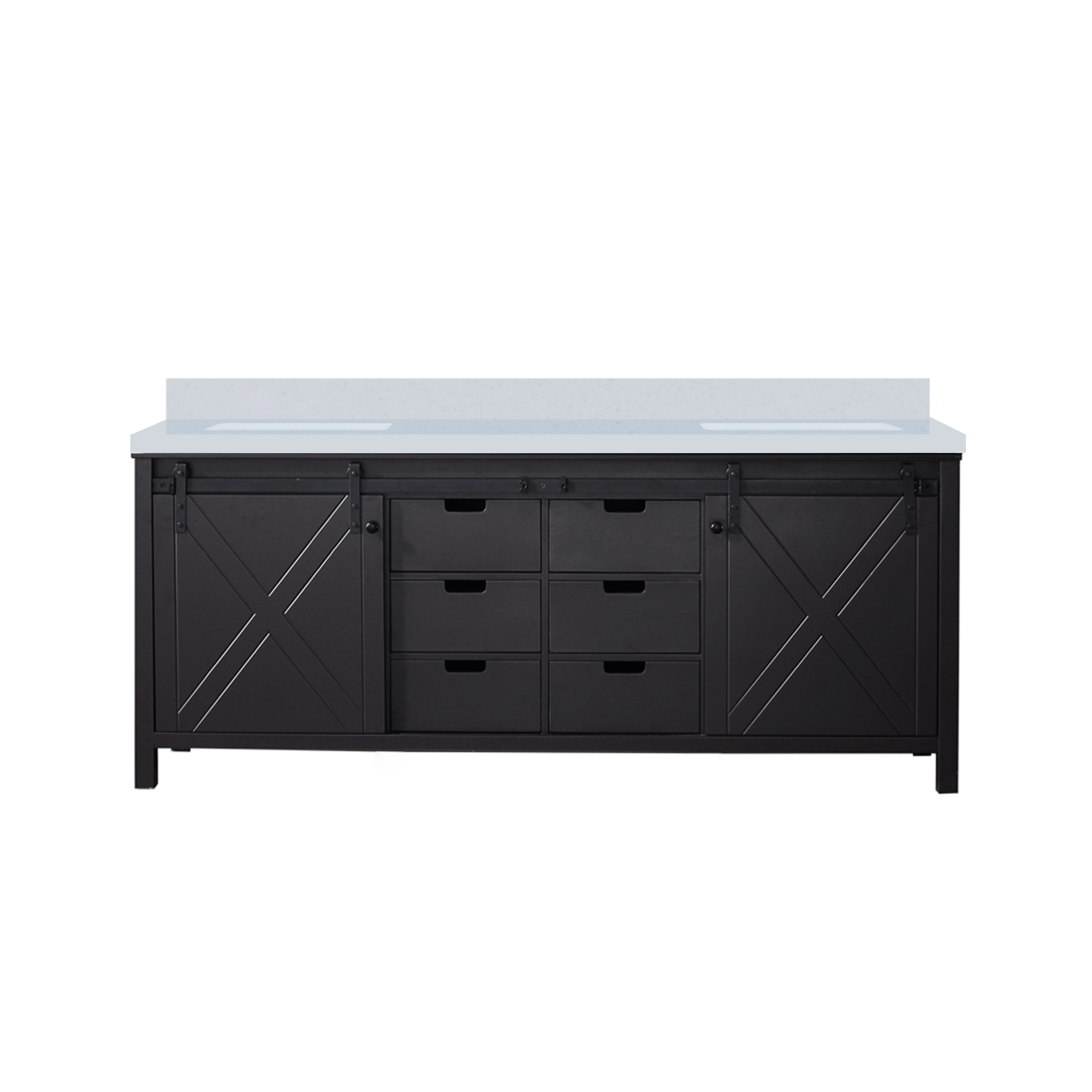 Lexora LVM80DC300 Bath-Vanity-Combo - View #2