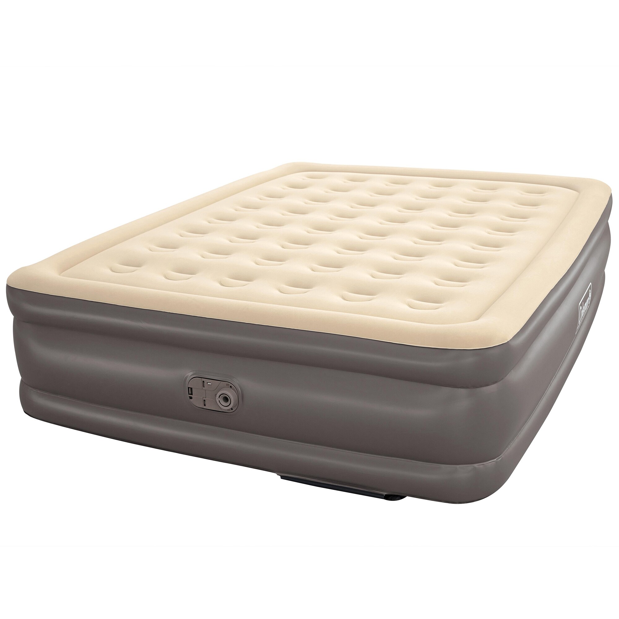 Coleman -  GuestRest 18in Air Mattress Queen Built In AC Pump 661lb Capacity