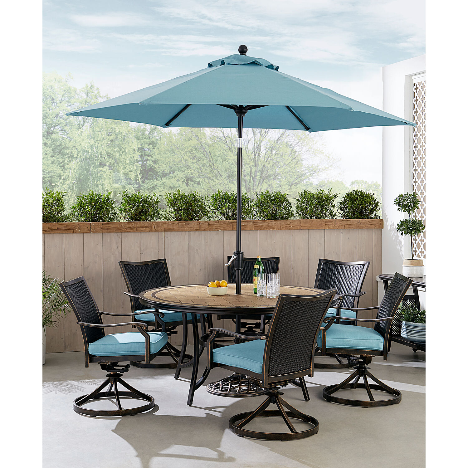 Hanover MONDNWB7PCSW6RDTLSUB Patio-Dining-Sets - View #6