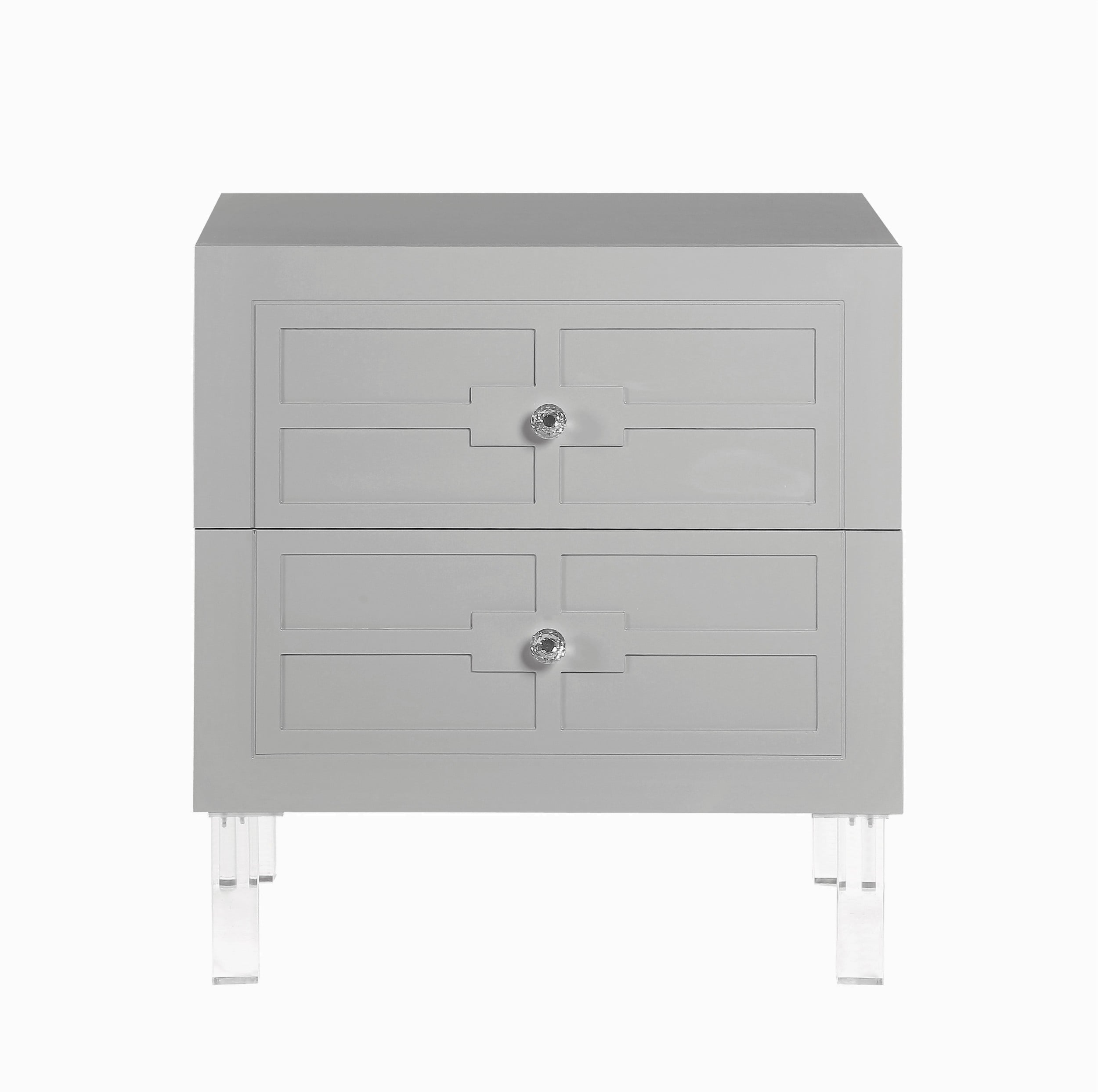 Chic Home Design FST2755-LW Naples Grey Modern Coffee Table with Storage