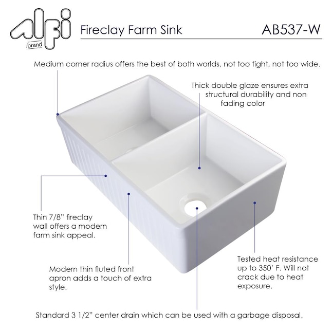 Alfi Brand Farmhouse A Front 32 75, What Is The Best Brand Of Farmhouse Sink