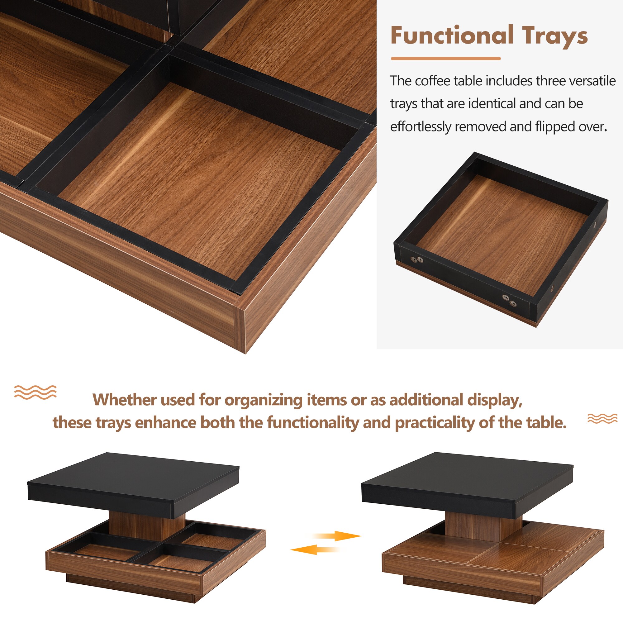 ModernLuxe N721P191981B Coffee-Tables - View #4