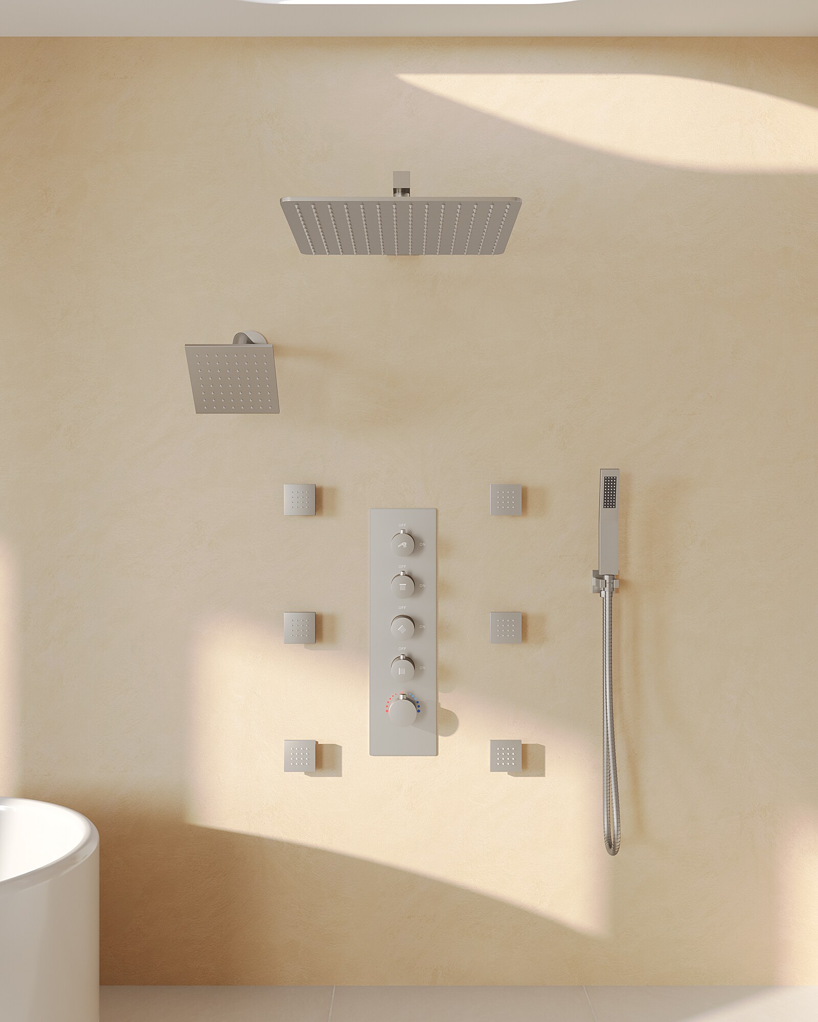 GRANDJOY SGF10GJ-64-BG16 Tub-Shower-Faucets - View #13