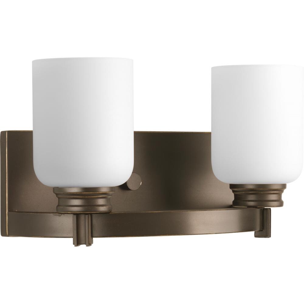 Progress Lighting P3057-20 Orbitz 2-Light Antique Bronze Transitional Vanity Light