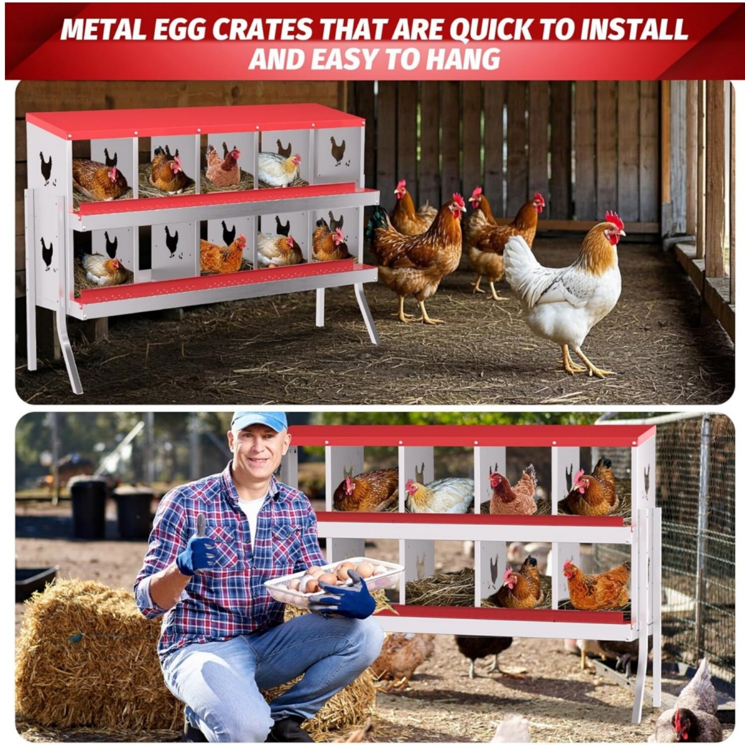 GarveeLife LMYJW-5823 Chicken-Coops-Rabbit-Hutches - View #6