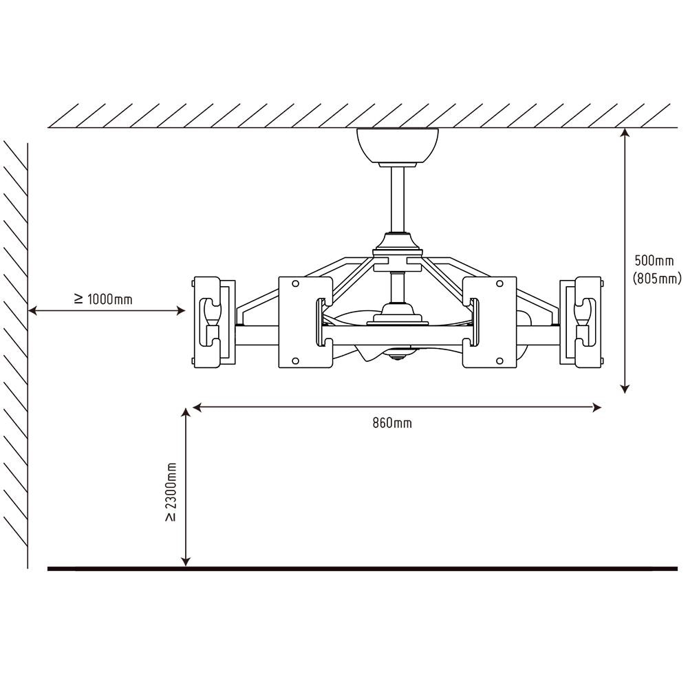 Parrot Uncle BBA829006CA110V Ceiling-Fans - View #10