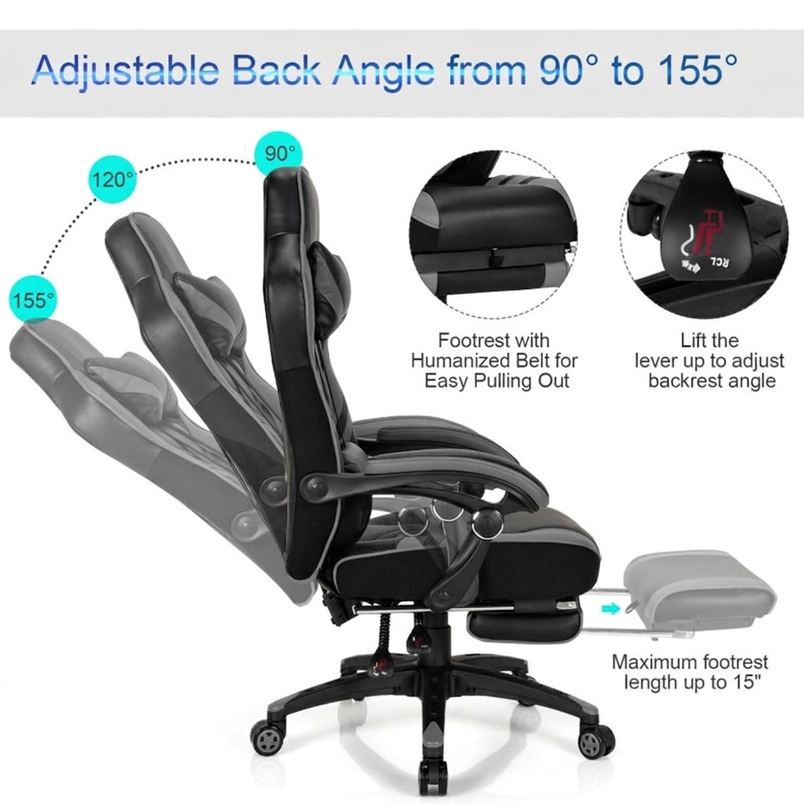 SUGIFT LW102SUGHY2628 Office-Chairs - View #6