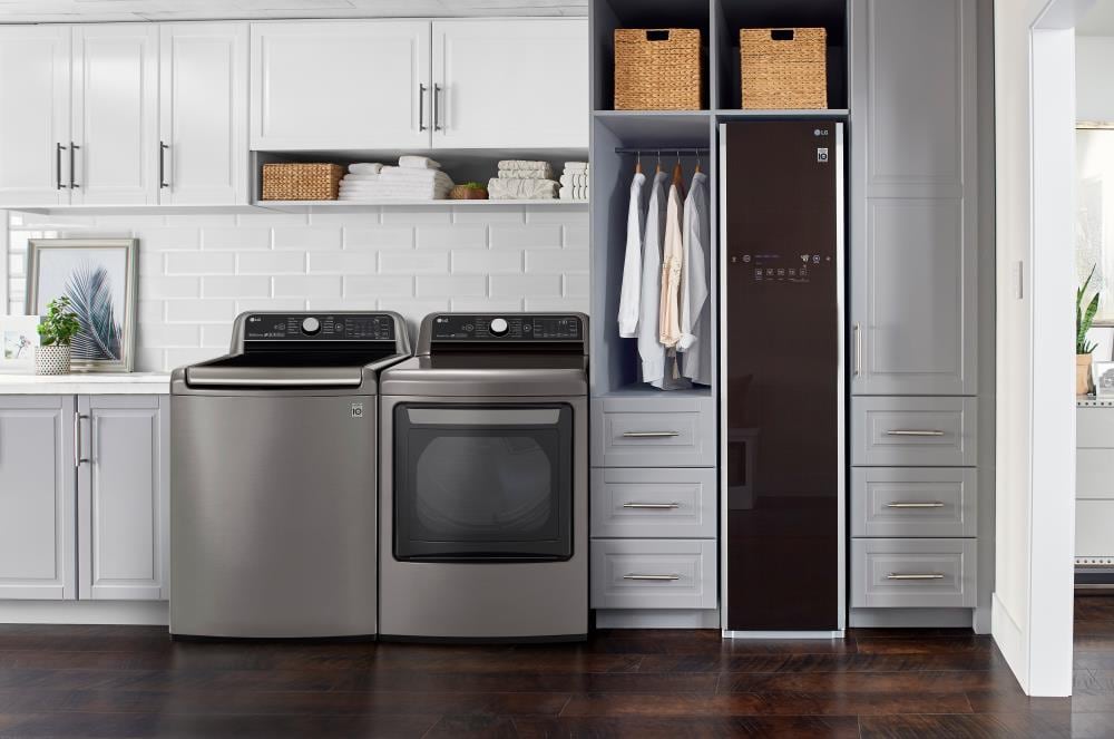 LG Styler SMART Steam Closet in Espresso Dark Brown with TrueSteam  Technology and Moving Hangers S3RFBN - The Home Depot