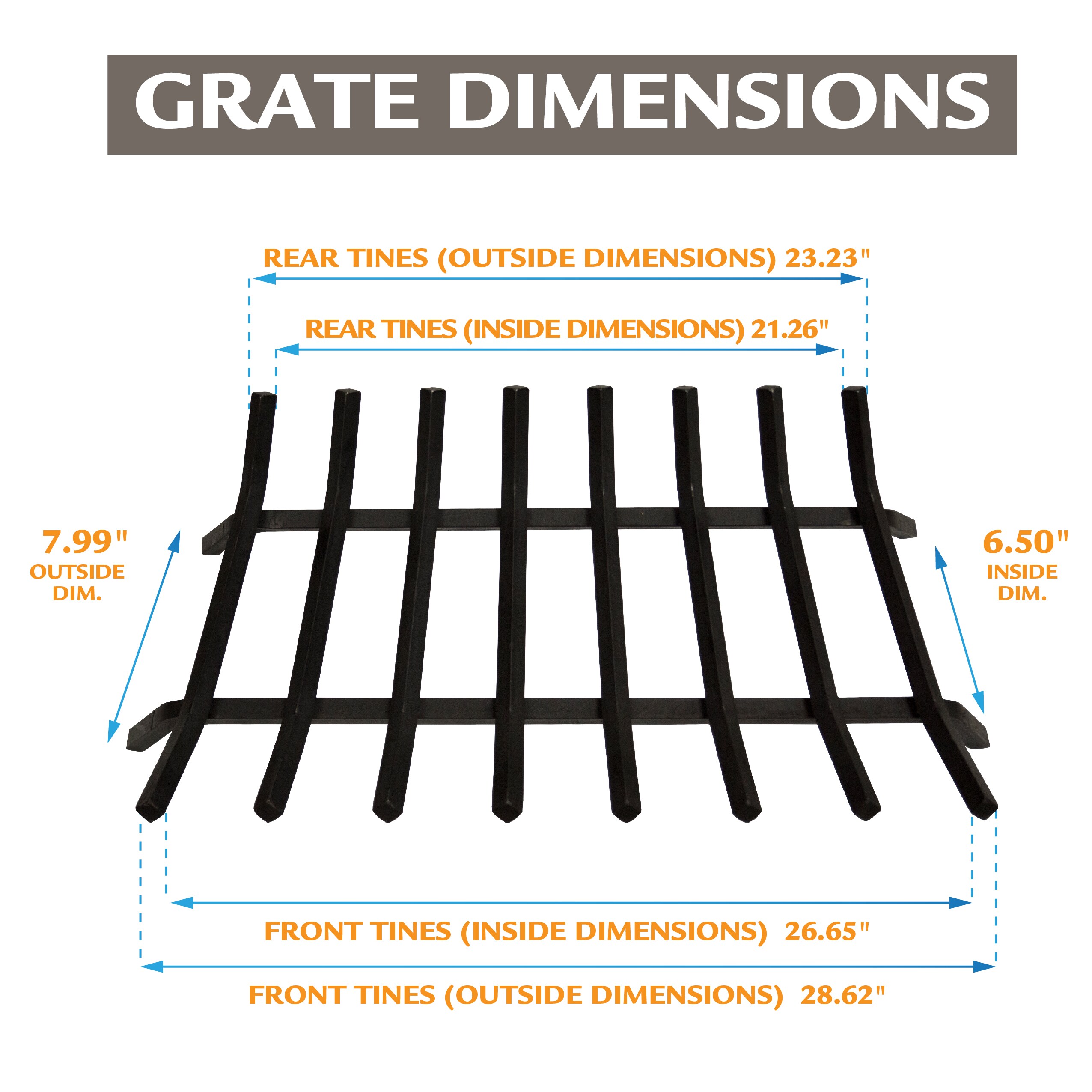 Pleasant Hearth BG7-338M Fireplace-Grates - View #5