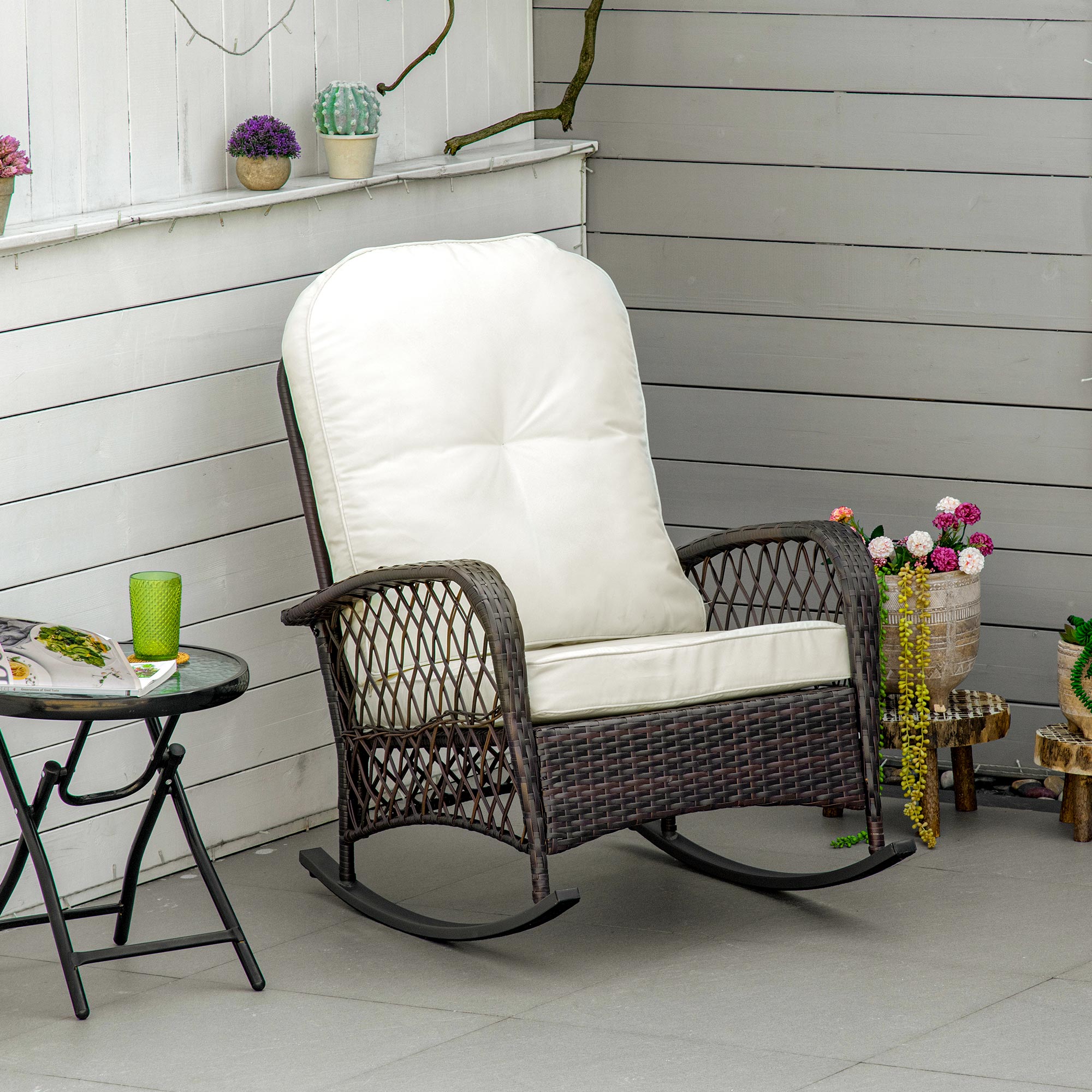 Outsunny 867-102CW Patio-Chairs - View #2