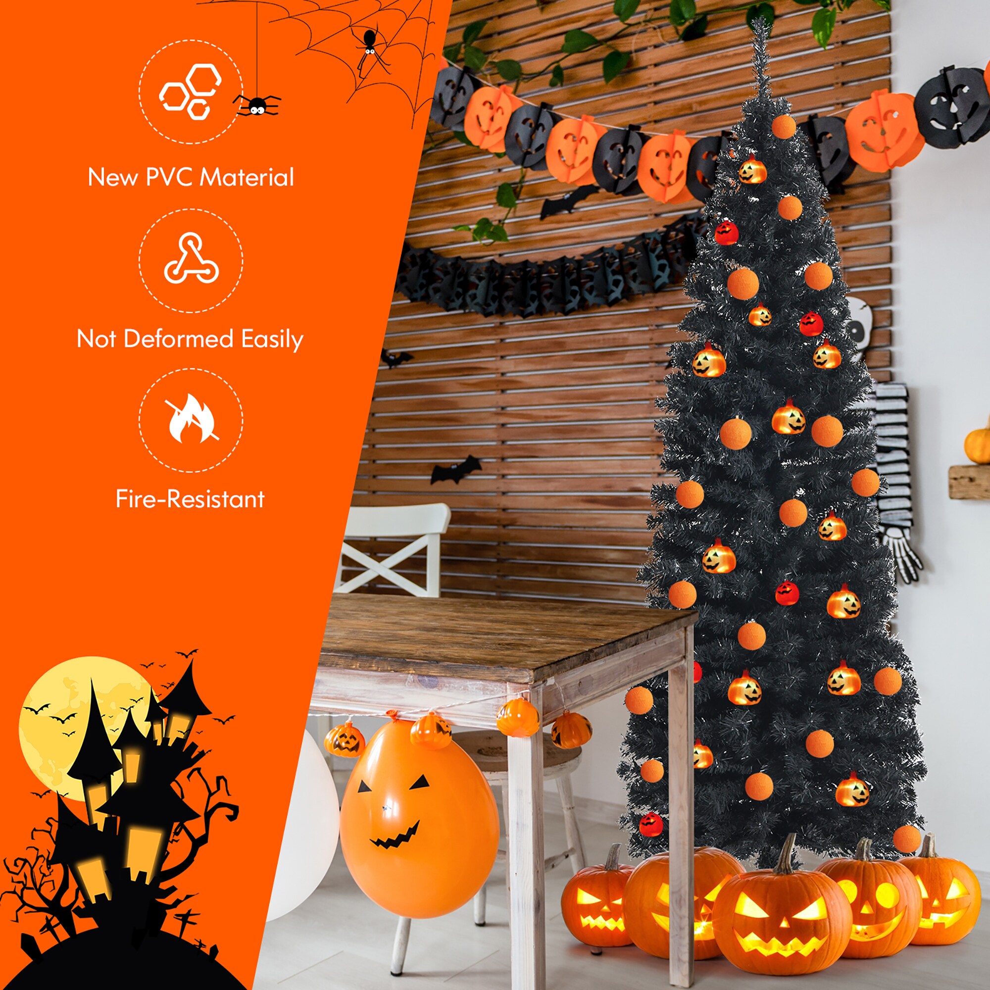 Costway CM22106BK Table-Halloween-Decor - View #9