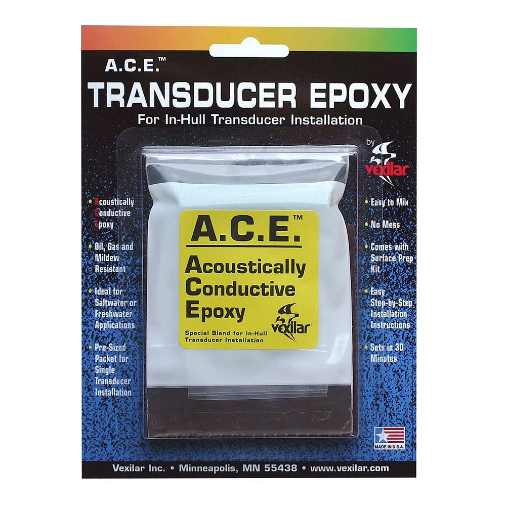 Vexilar CW72346  ACE001 A.C.E. Transducer Epoxy