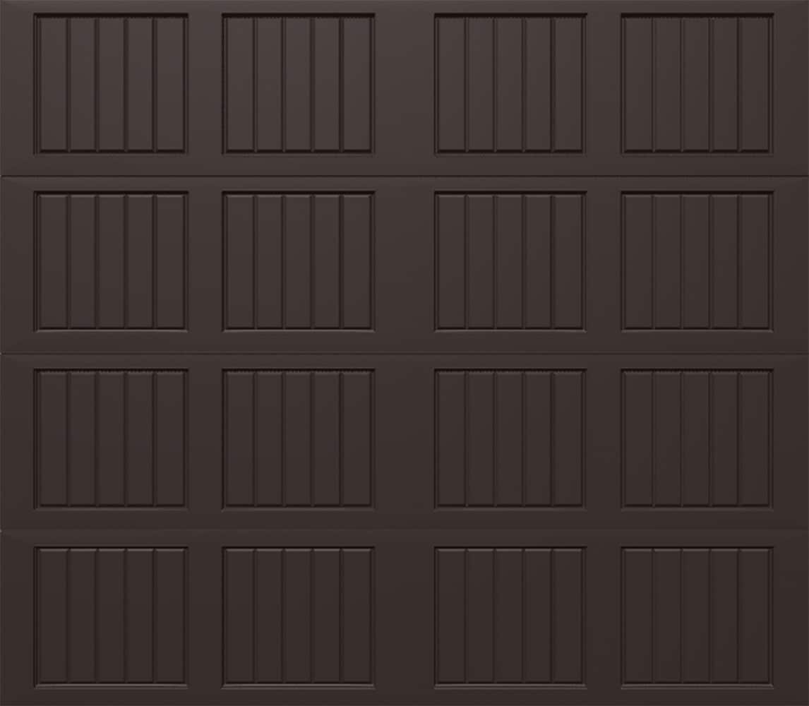 Wayne Dalton WD9100SB87 Classic Steel Model 9100 8-ft x 7-ft Insulated Brown Single Garage Door