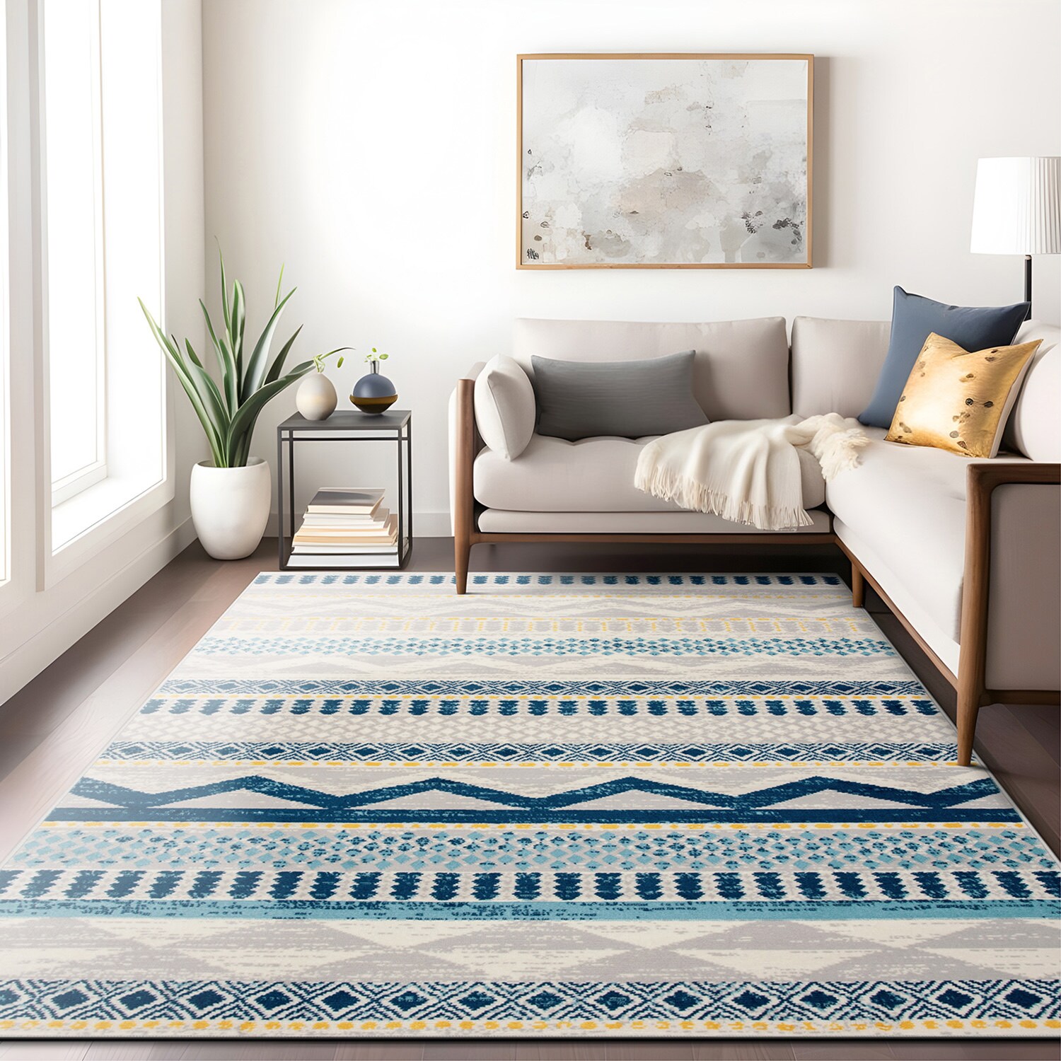 World Rug Gallery 244BLUE5X7 rugs - View #7