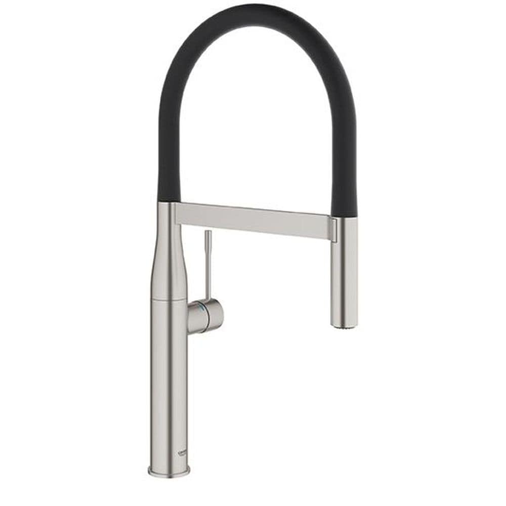 ontsnappen Schuur Impressionisme GROHE Essence Supersteel Single Handle Pre-rinse Kitchen Faucet with  Sprayer Function in the Kitchen Faucets department at Lowes.com