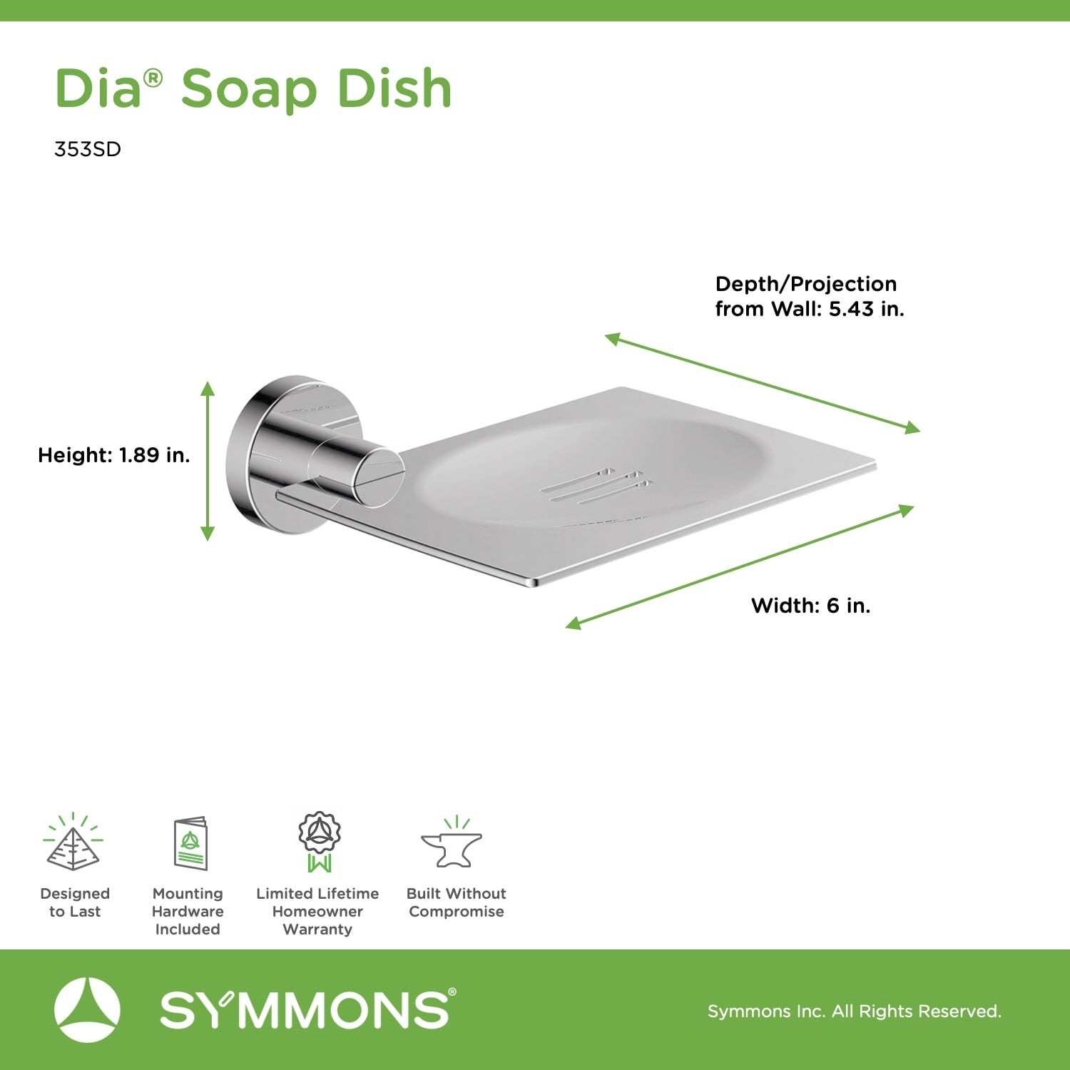 Symmons 353SD Soap-Dishes - View #4