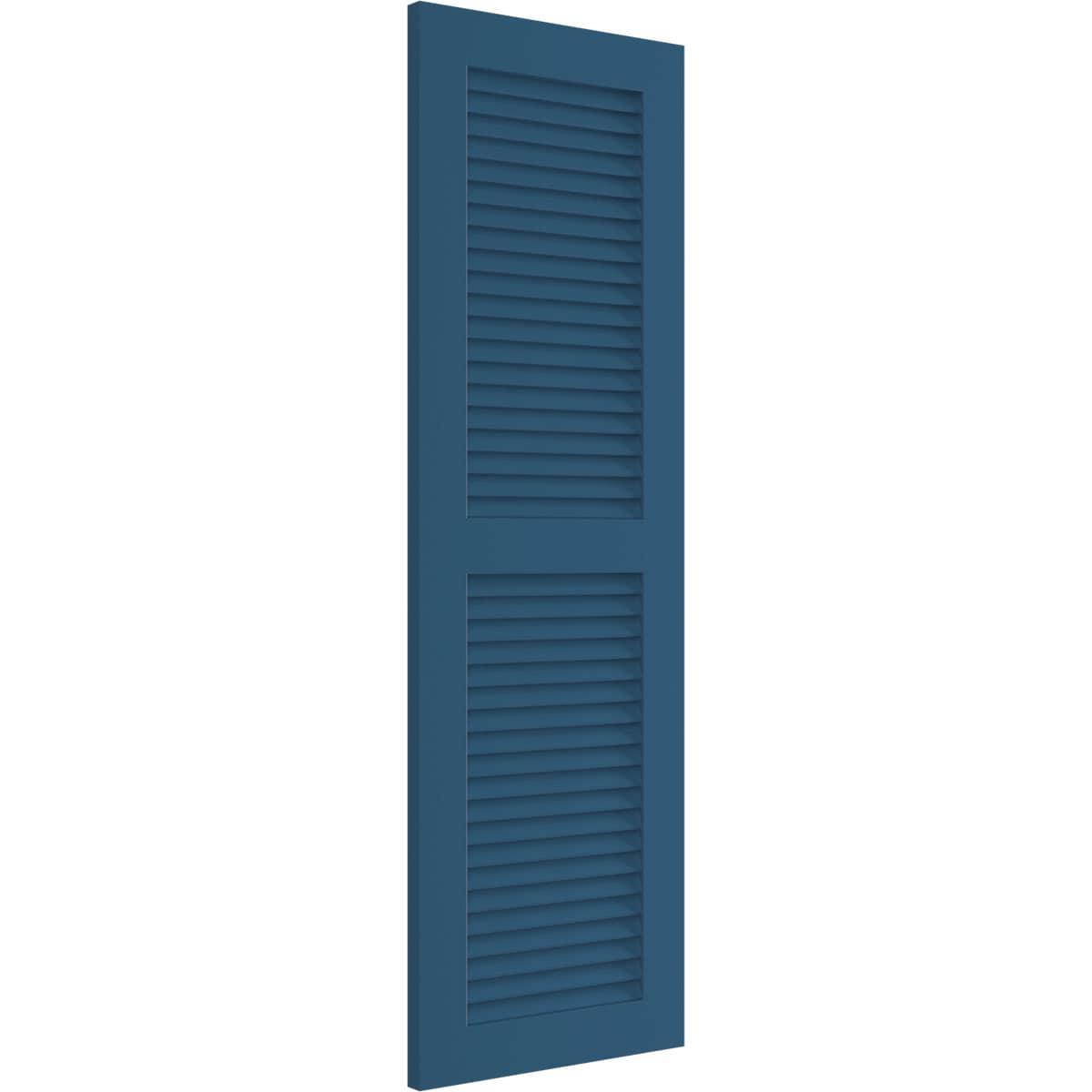 Ekena Millwork True Fit 2-Pack 12-in W x 40-in H Sojourn Blue Paintable ...