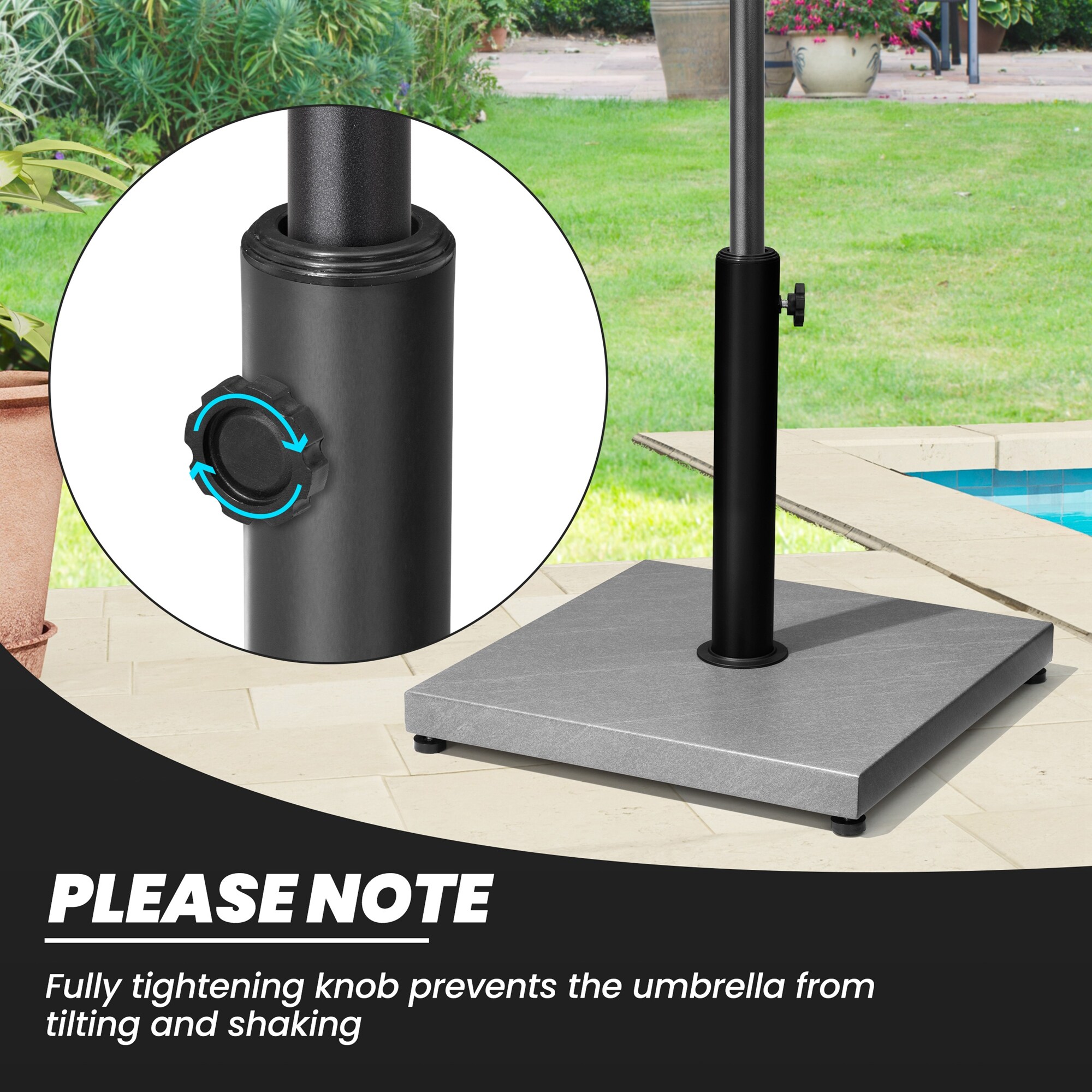 Crestlive Products CL-UB016DGM Umbrella-Bases - View #5