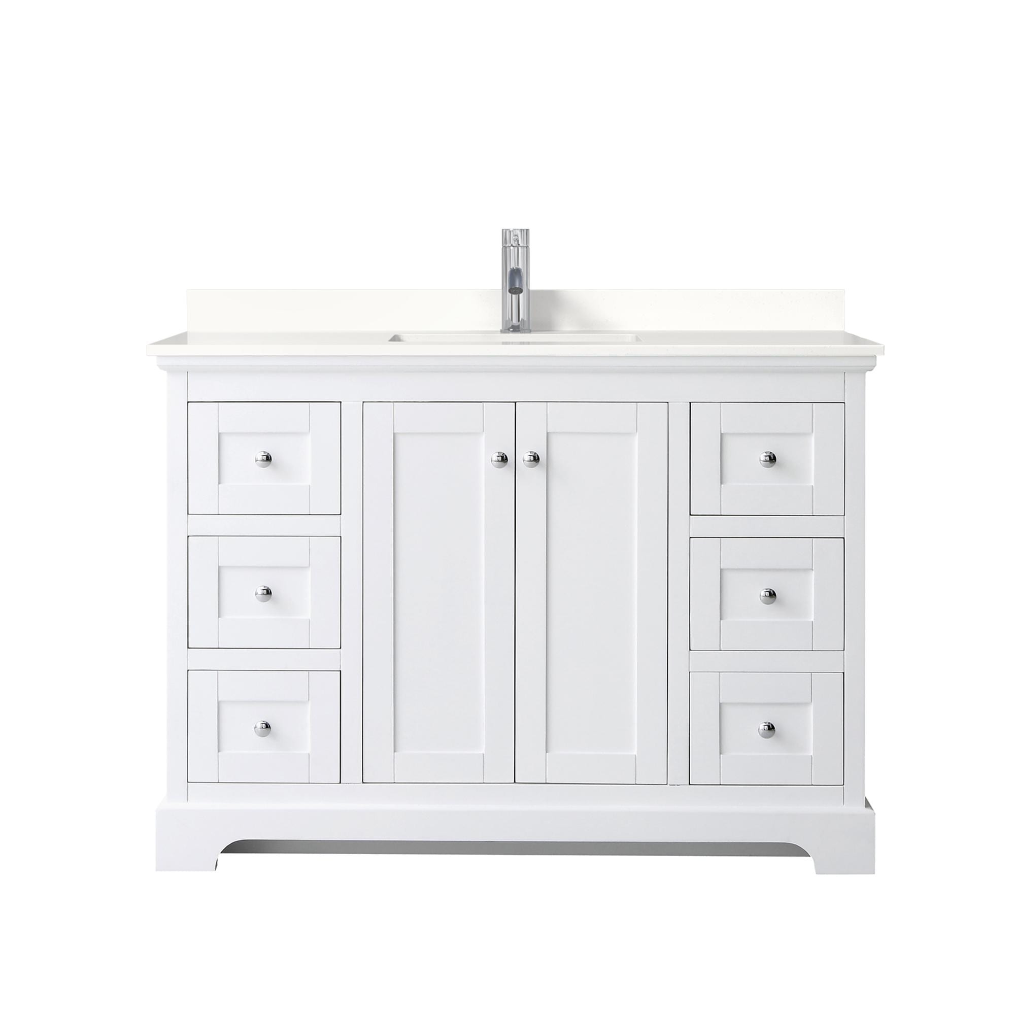 Wyndham Collection WCV232348SWHWQUNSMXX Bath-Vanity-Combo - View #2