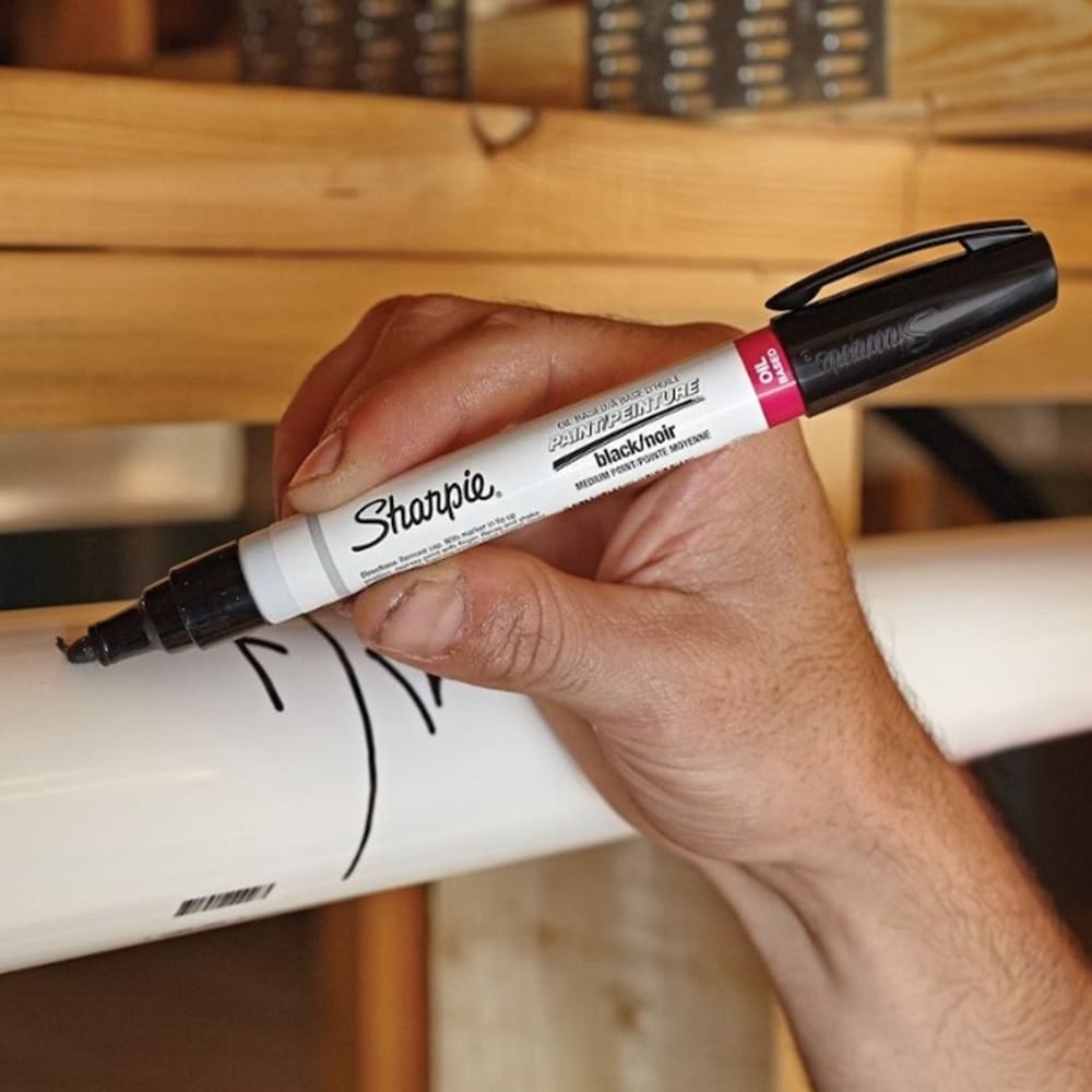 White Sharpie Poster Paint Marker Medium Tip Pen Water Based