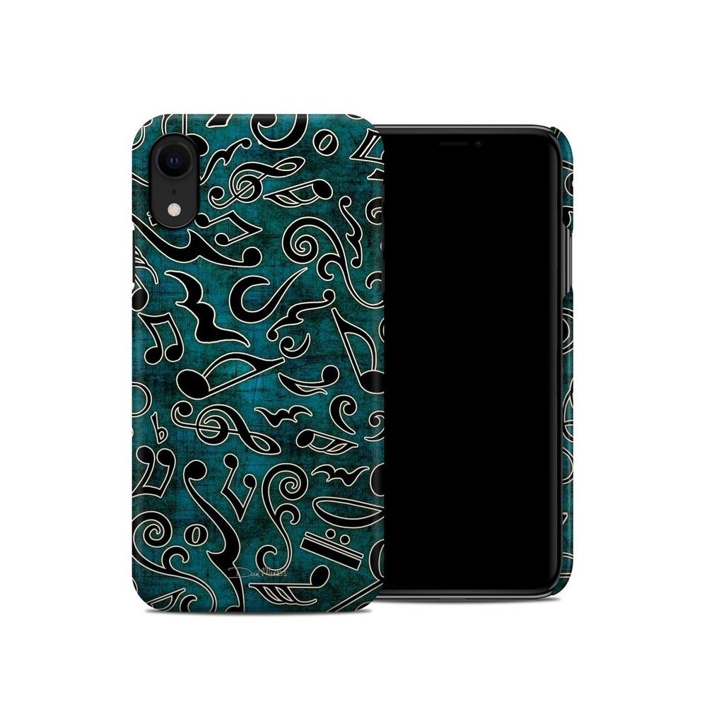 DecalGirl DCGRL577418  AIPXRCC-MUSICN Apple iPhone XR Clip Case- Music Notes