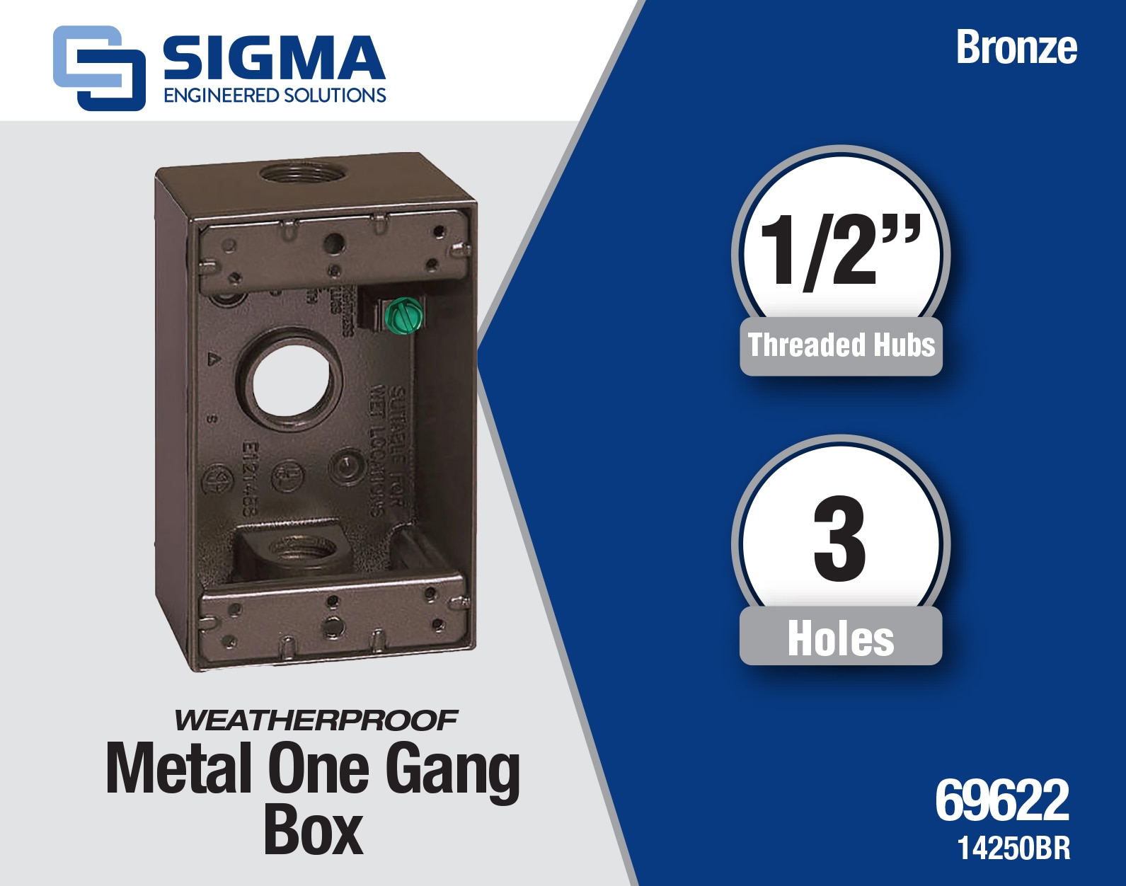 Sigma Engineered Solutions 14250BR Electrical-Box - View #3
