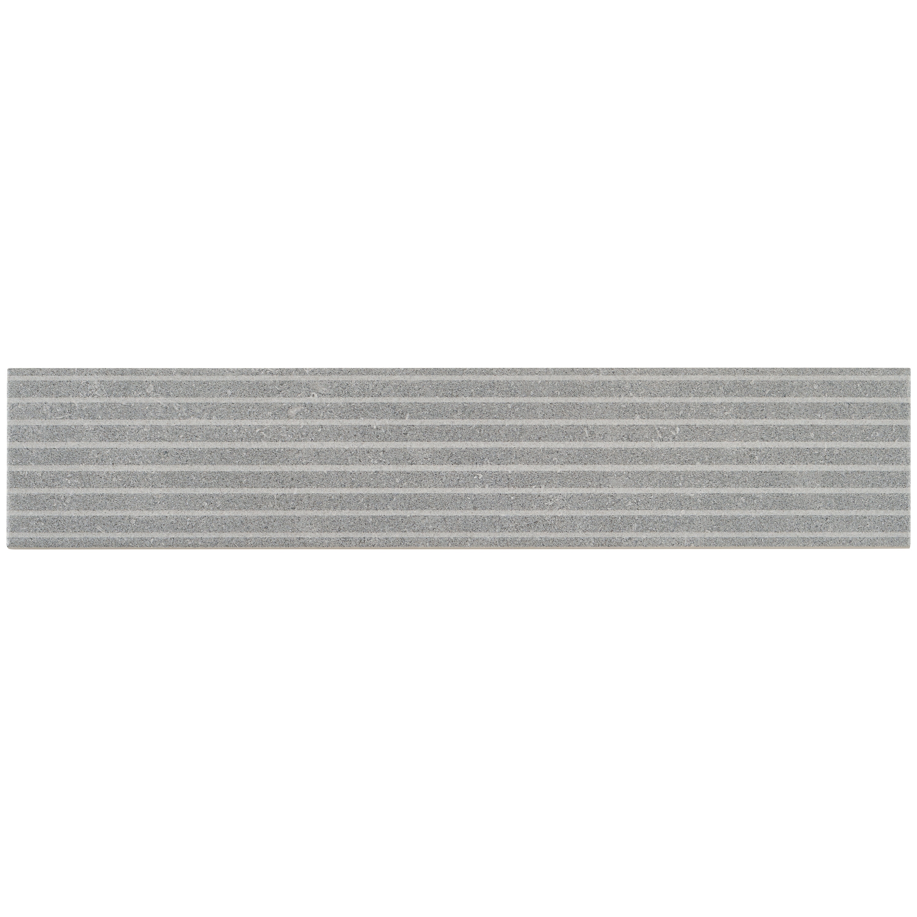 Artmore Tile EXT3RD105724 Sample - Lannister Deco Gris 3-in x 20-in Matte Porcelain Cement look Floor and Wall Tile