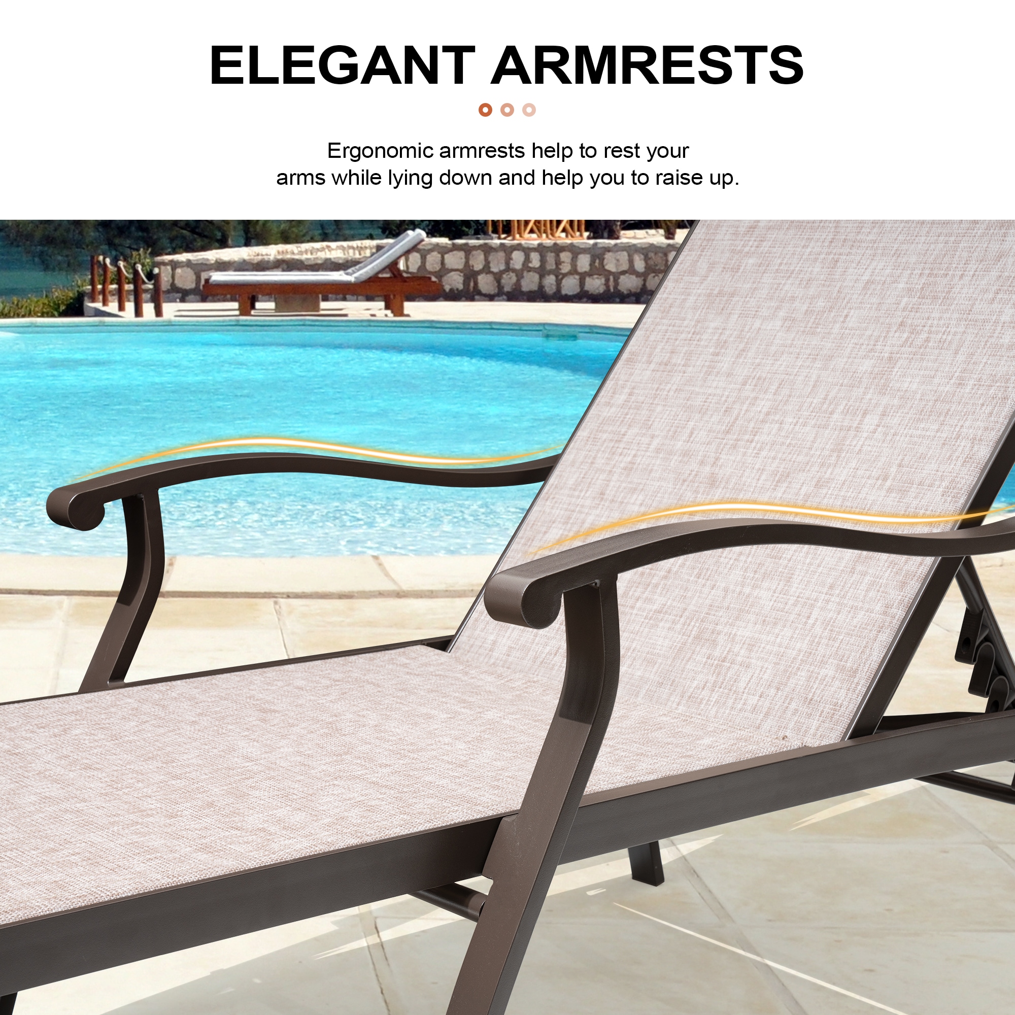 Crestlive Products CL-LG008BEI-2PC Patio-Chairs - View #7