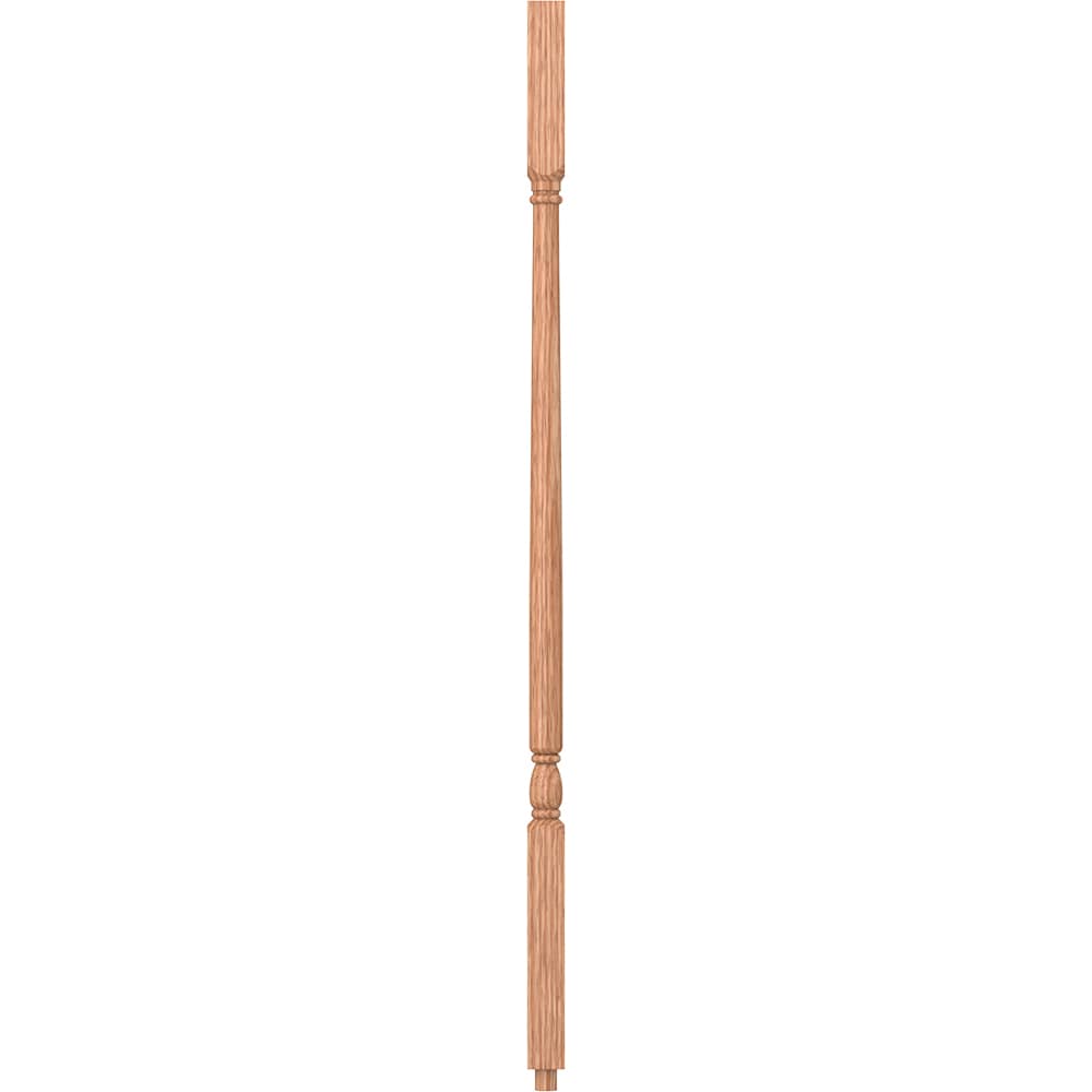 L.J. Smith Stair Systems S-5141-O 36 36-in x 1.25 Unfinished Red Oak Square Top Stair Baluster