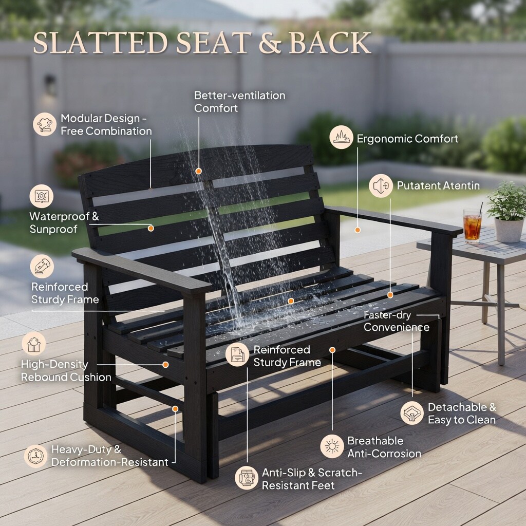 Choco Moon WYC-WQ64580-LS Patio-Conversation-Sets - View #4