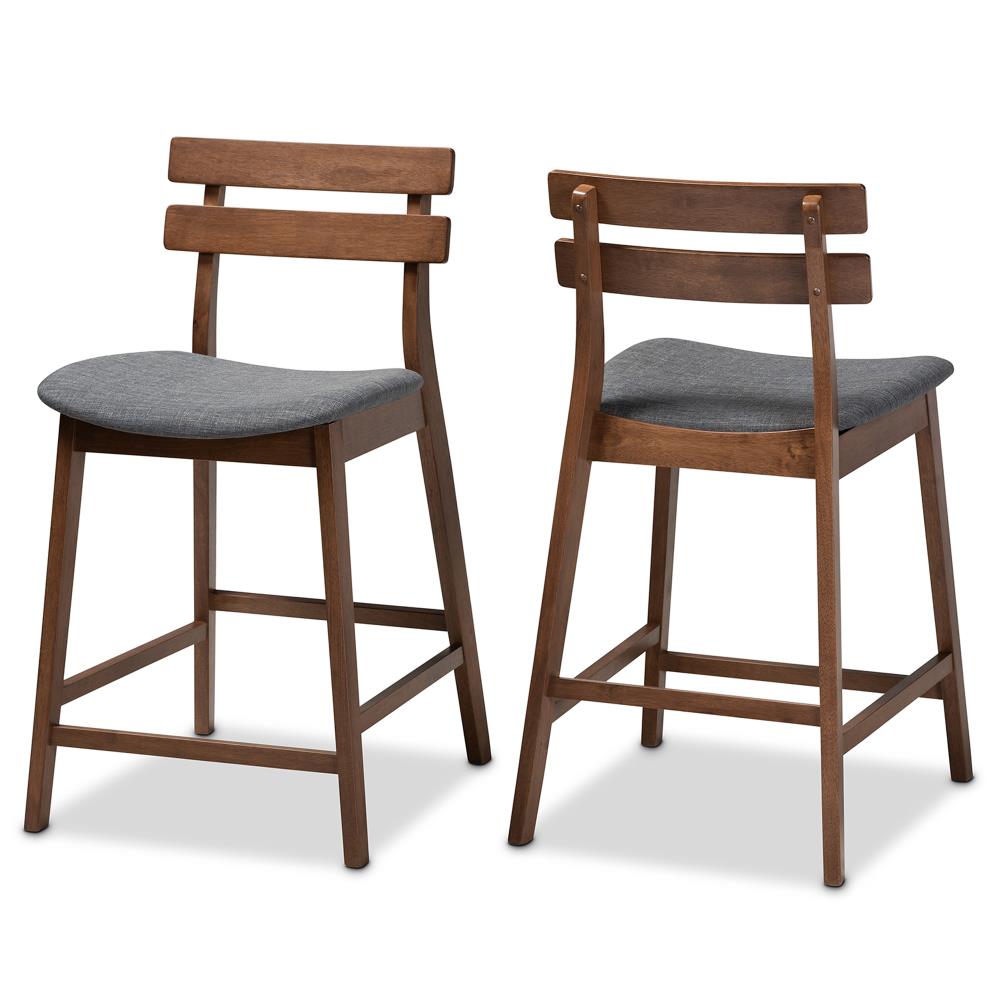 Upholstered Bar Stool In The Stools, Gray Wood Counter Height Bar Stools
