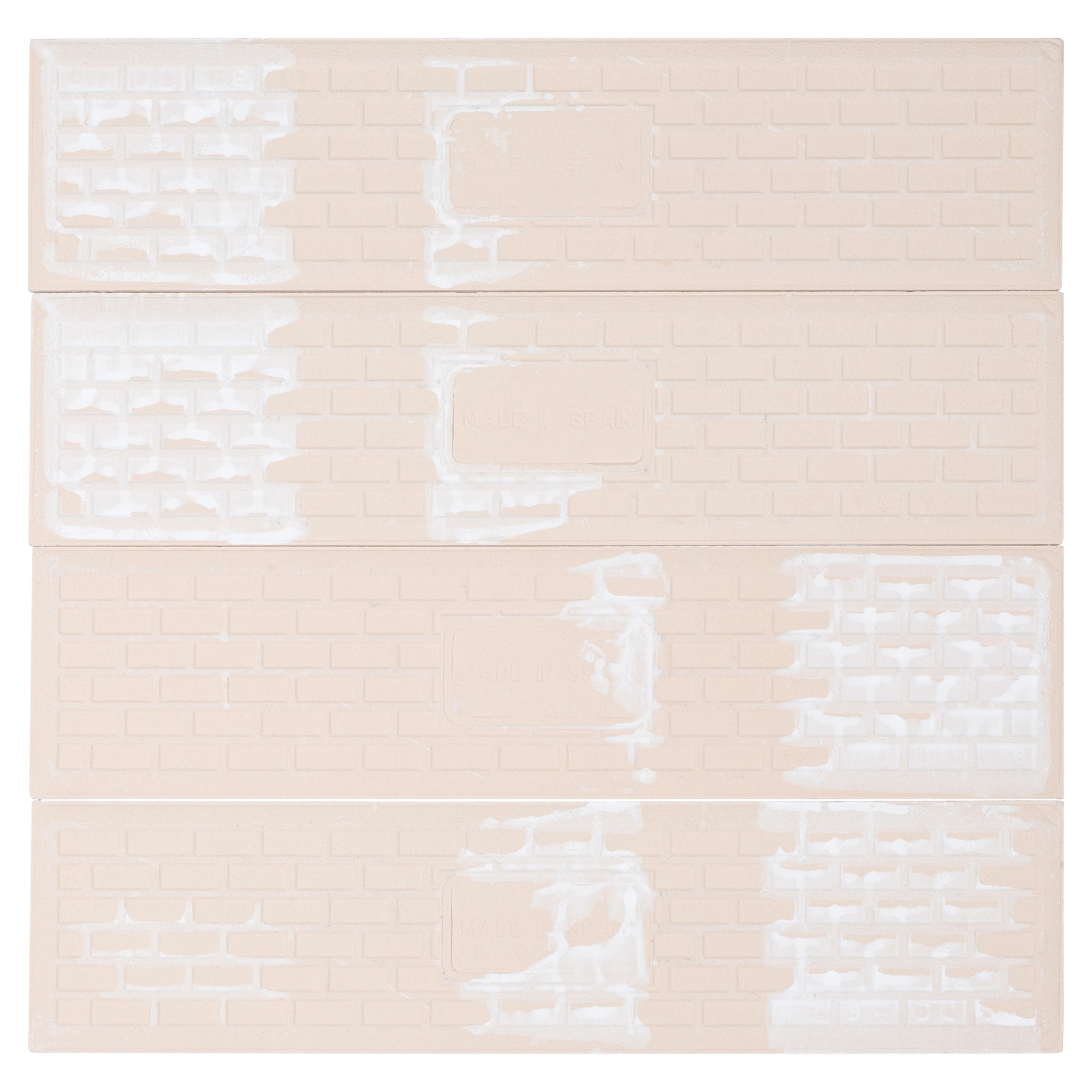 Galor-Nayim 3" x 12" Glossy White Ceramic Subway Tile