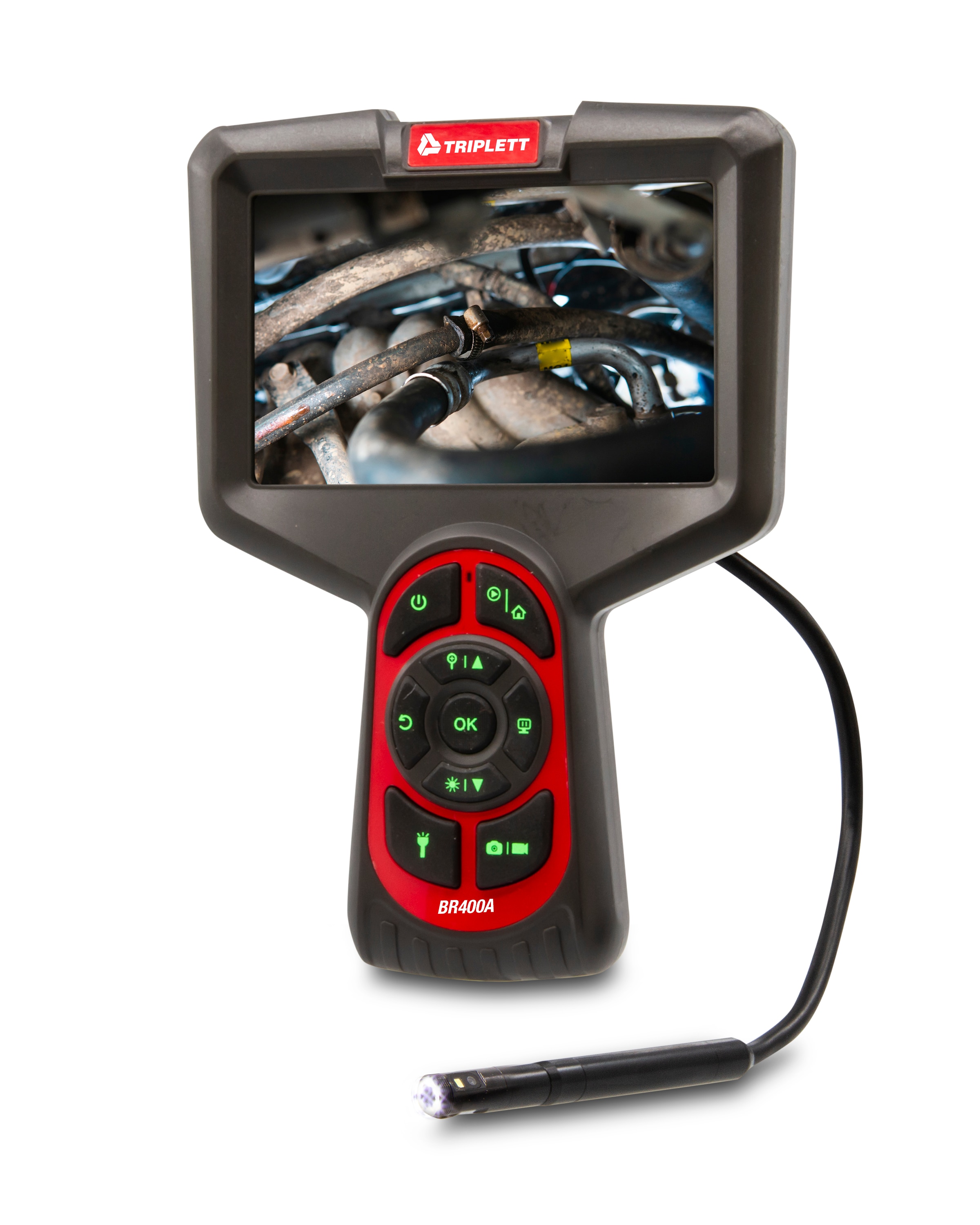 TRIPLETT BR400A 360° Rotating High Definition Dual Camera Borescope