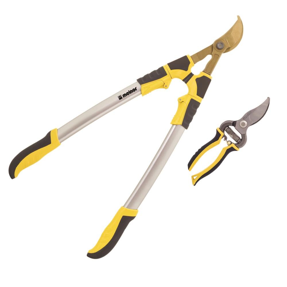 Melnor 84770-IN  Lopper and Pruner Value Pack 18.25-in Telescoping Forged Steel Bypass Lopper