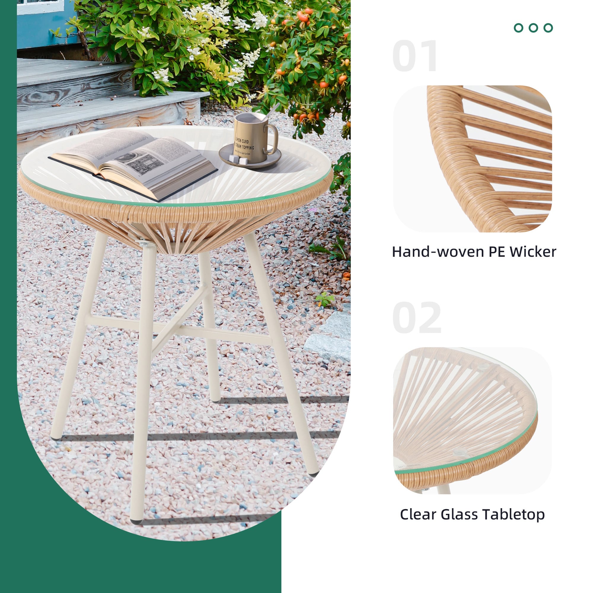 UPHA Y5BE-2AC-NAVYBLUE Patio-Chairs - View #6